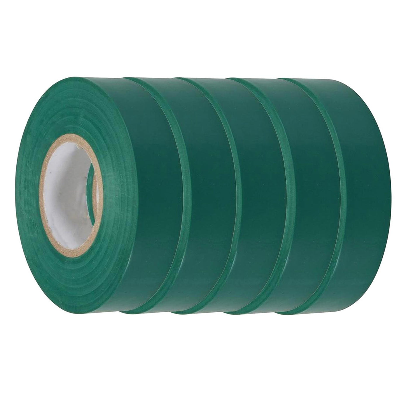 Electrical Pvc Insulation Insulating Tape 22m Flame Retardant Rolls Green 10 Rolls