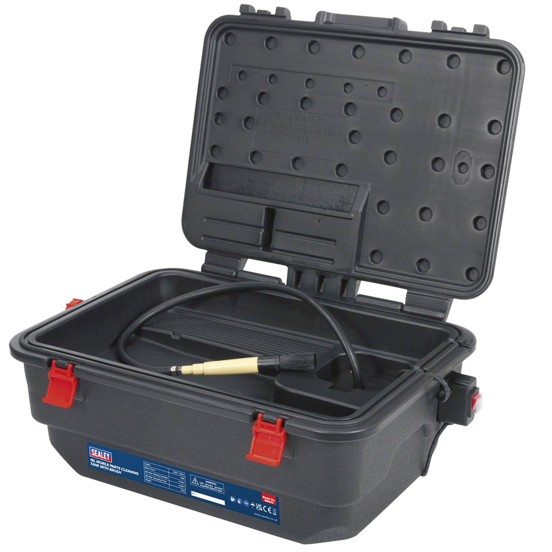 Sealey Mobile Parts Cleaning Tank with Brush
