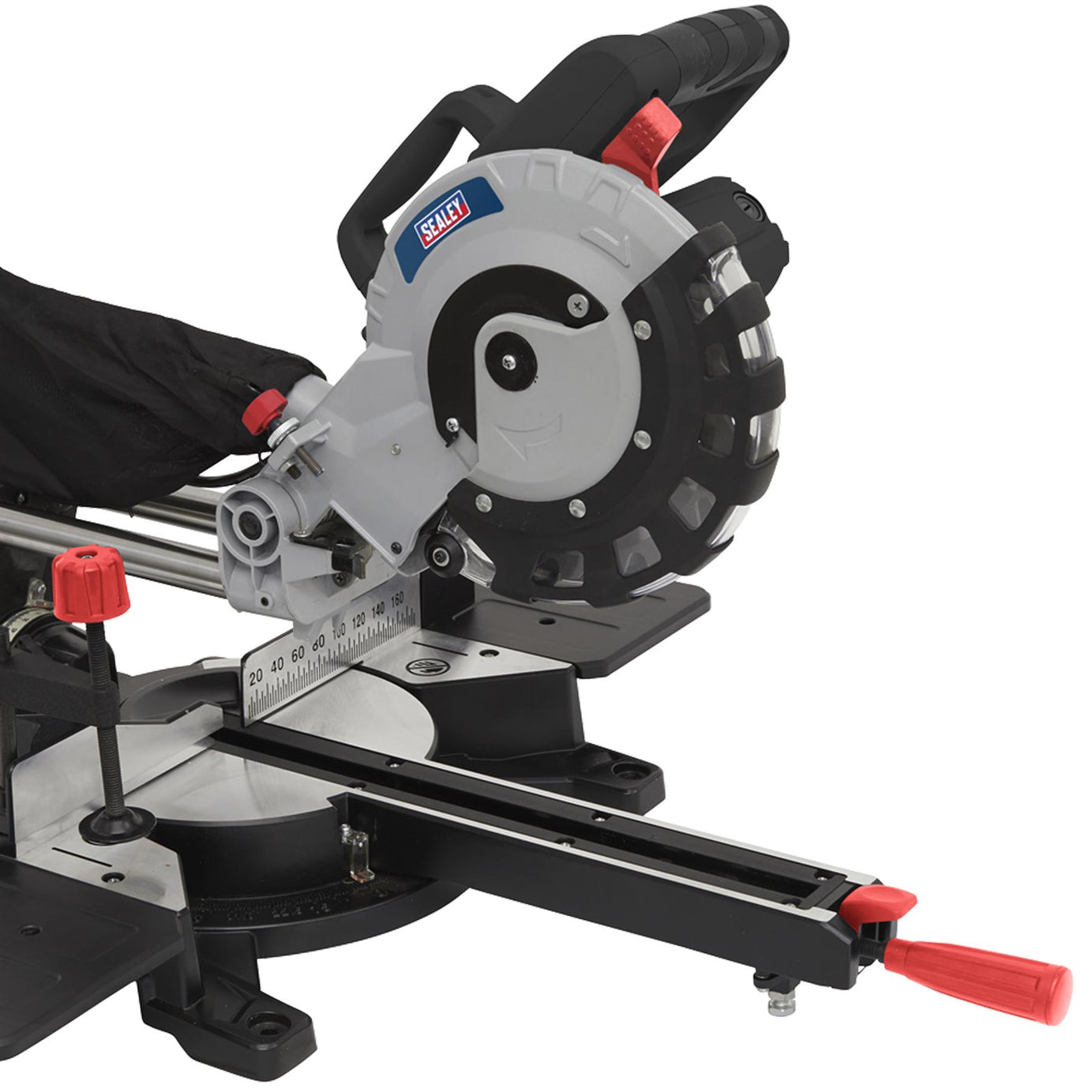 Sealey Sliding Compound Mitre Saw 216mm For use with mild steel