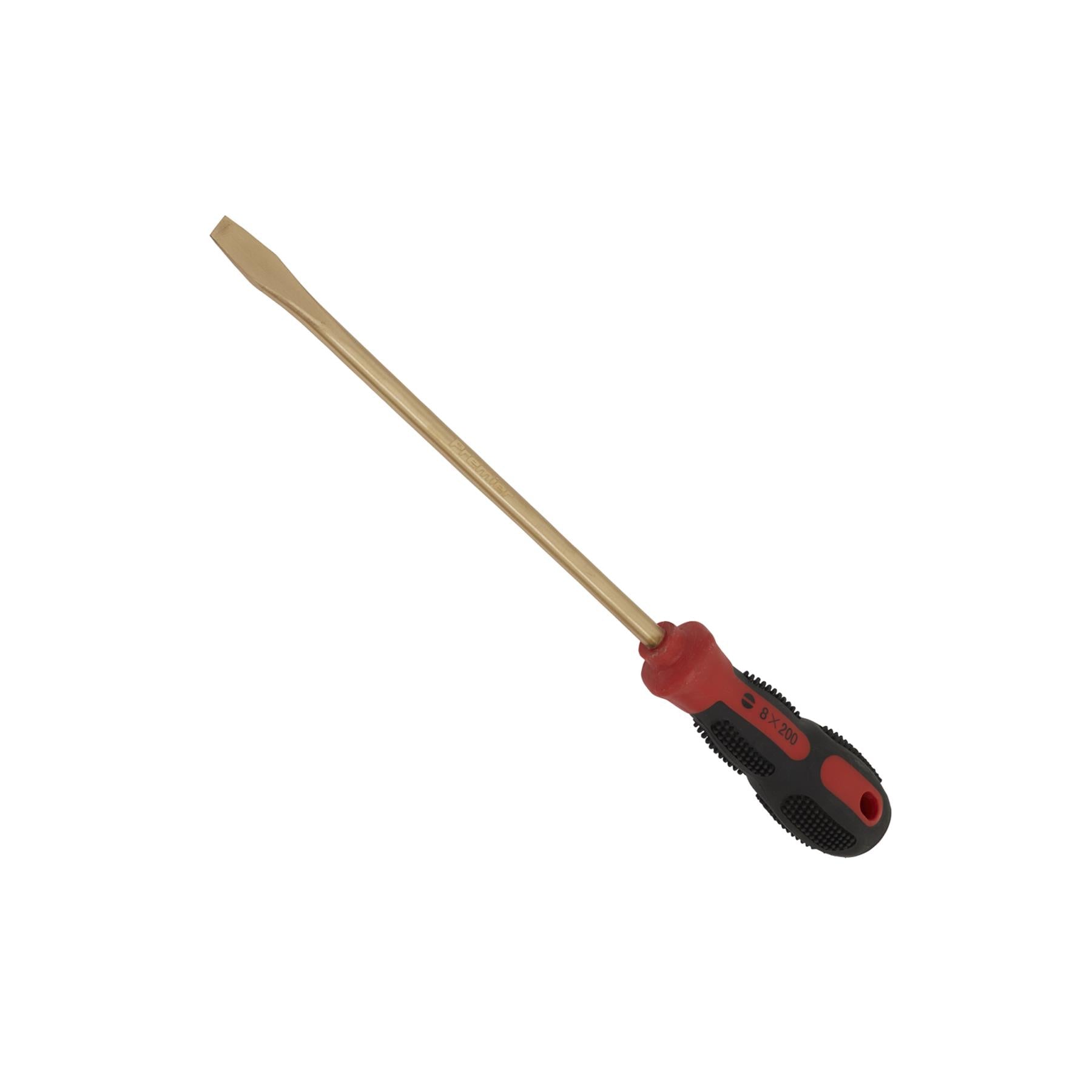 Sealey Screwdriver Slotted 8 x 200mm - Non-Sparking