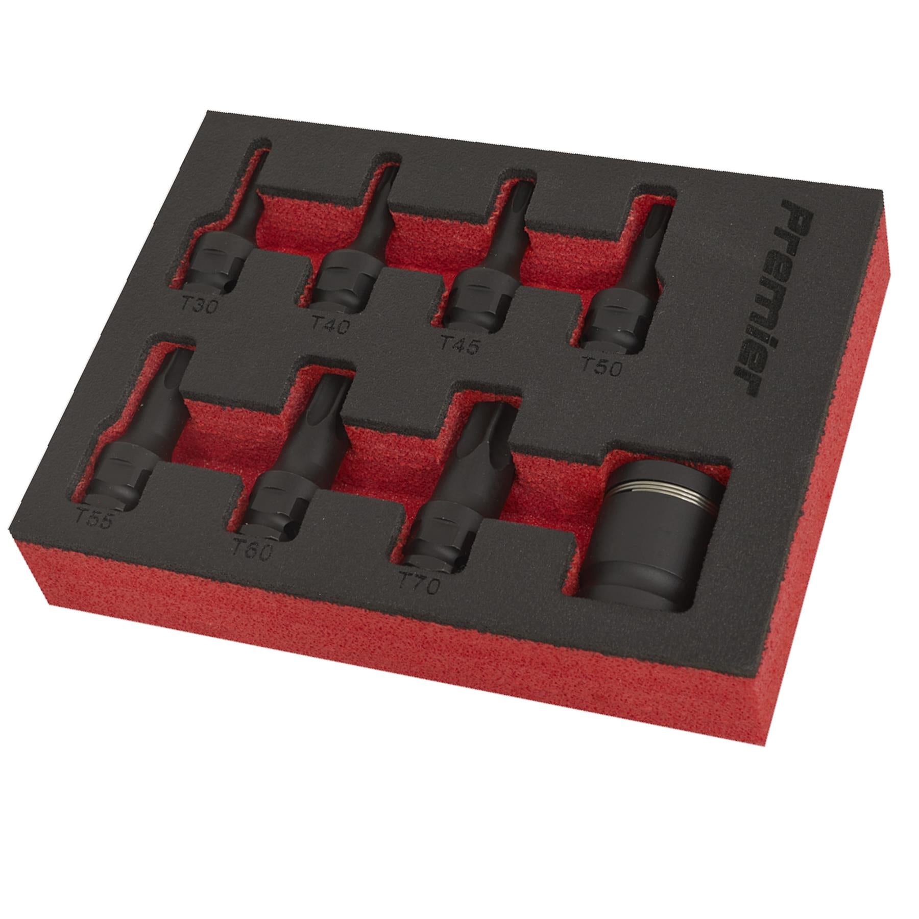 Sealey Impact TRX-Star* Socket Bit Set 8pc 3/8"Sq Drive