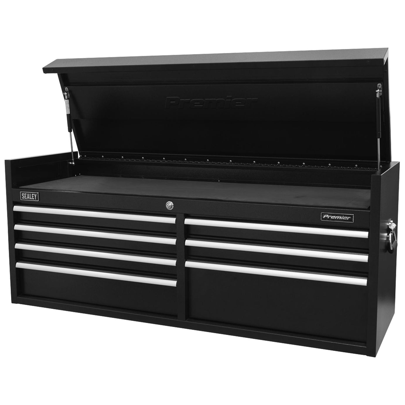 Sealey Topchest 7 Drawer 1415mm Heavy-Duty Black