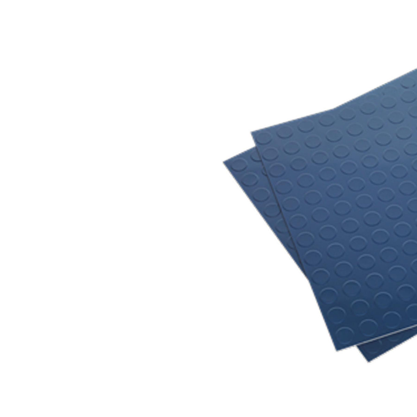 Sealey Vinyl Floor Tile Peel & Stick Backing - Blue Coin Pk of 16