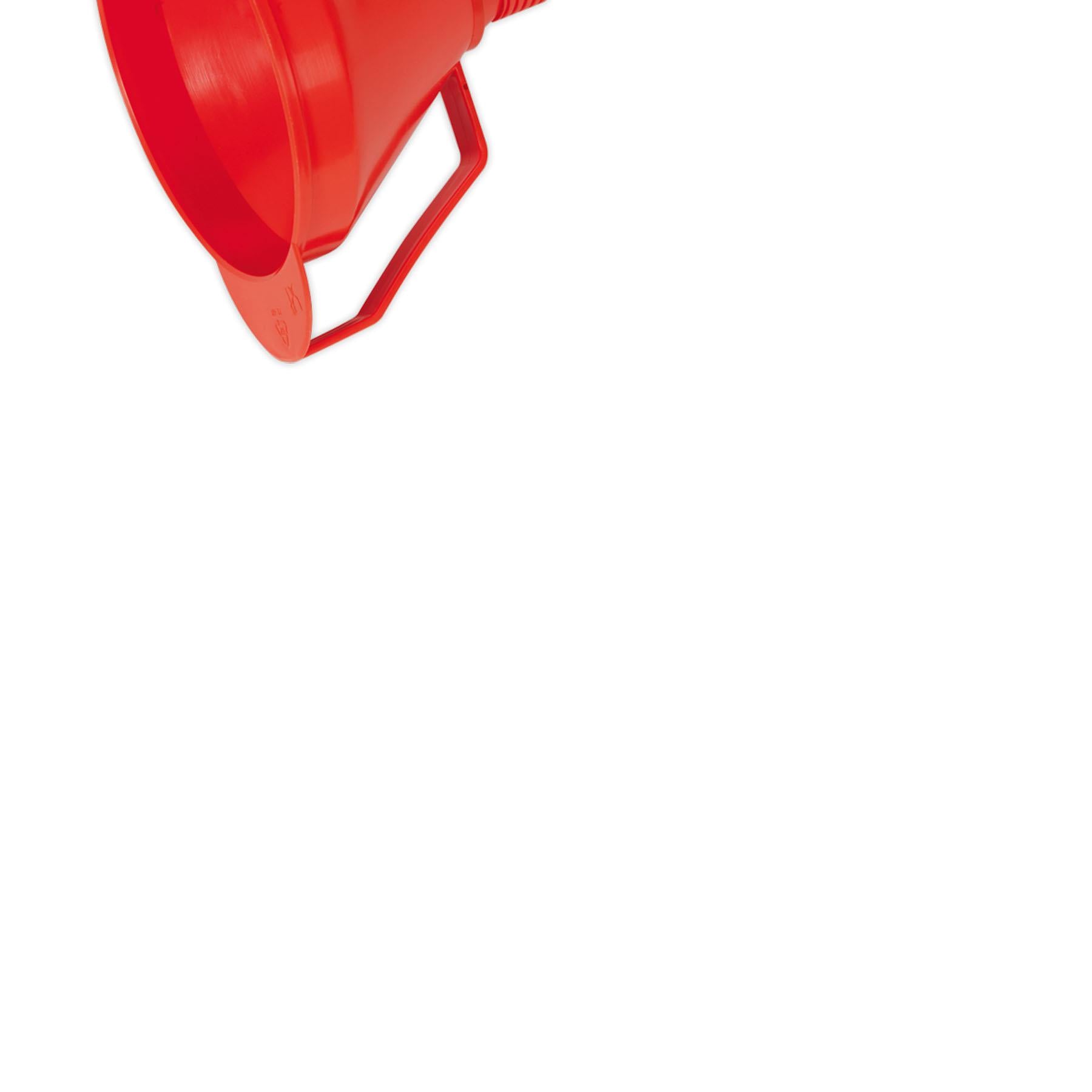 Sealey Funnel with Flexible Spout & Filter Medium 160mm