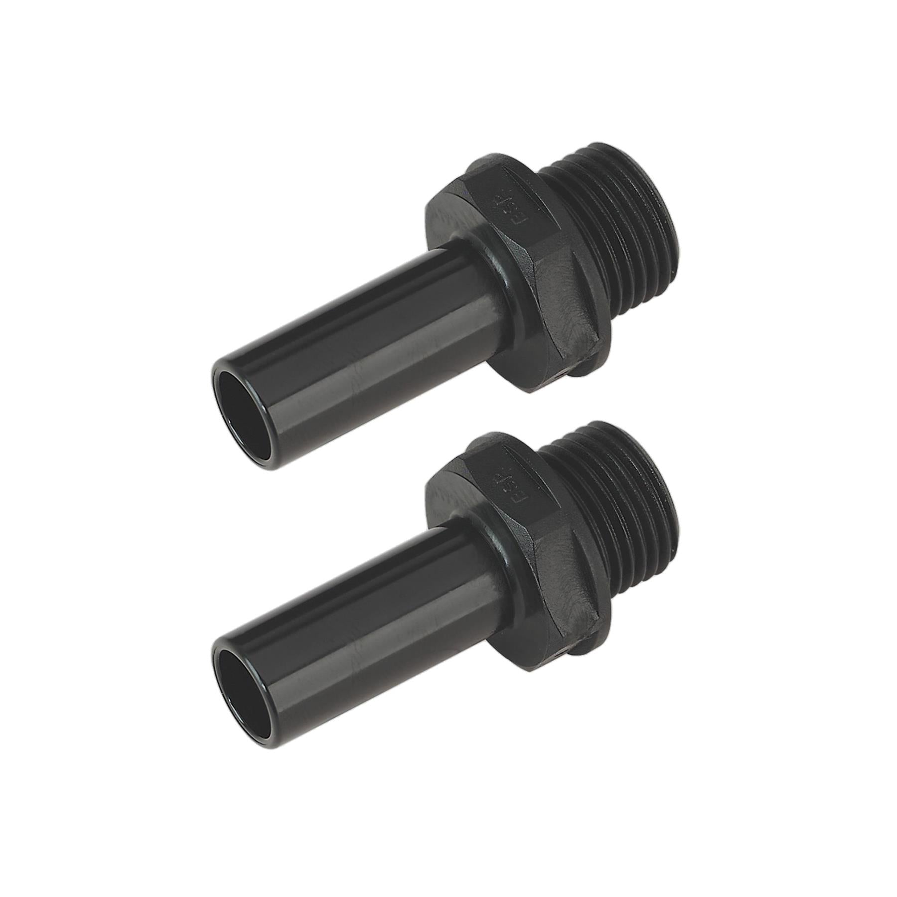 Sealey Stem Adaptor 15mm 1/2"BSP Pack of 2 (Speedfit - PM051514E)
