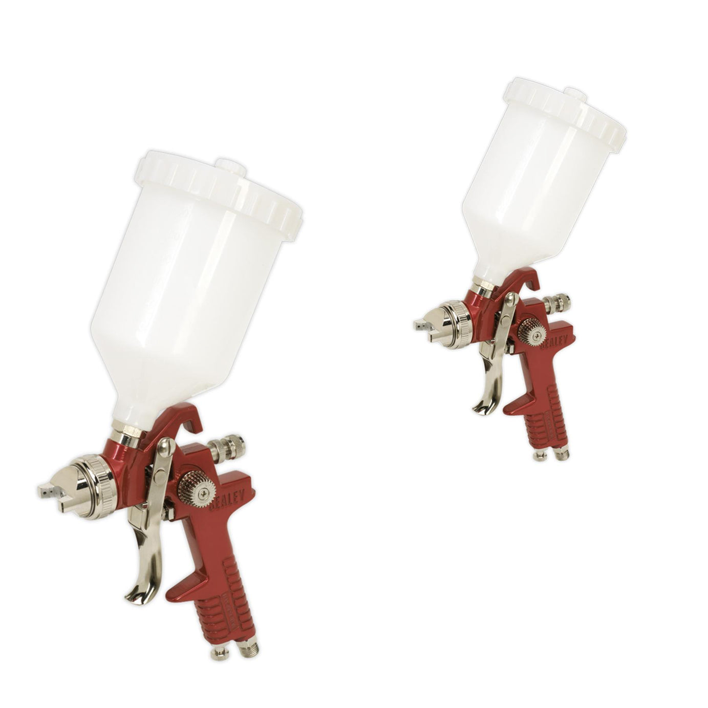 Sealey HVLP Gravity Feed Spray Gun 2mm Set-Up