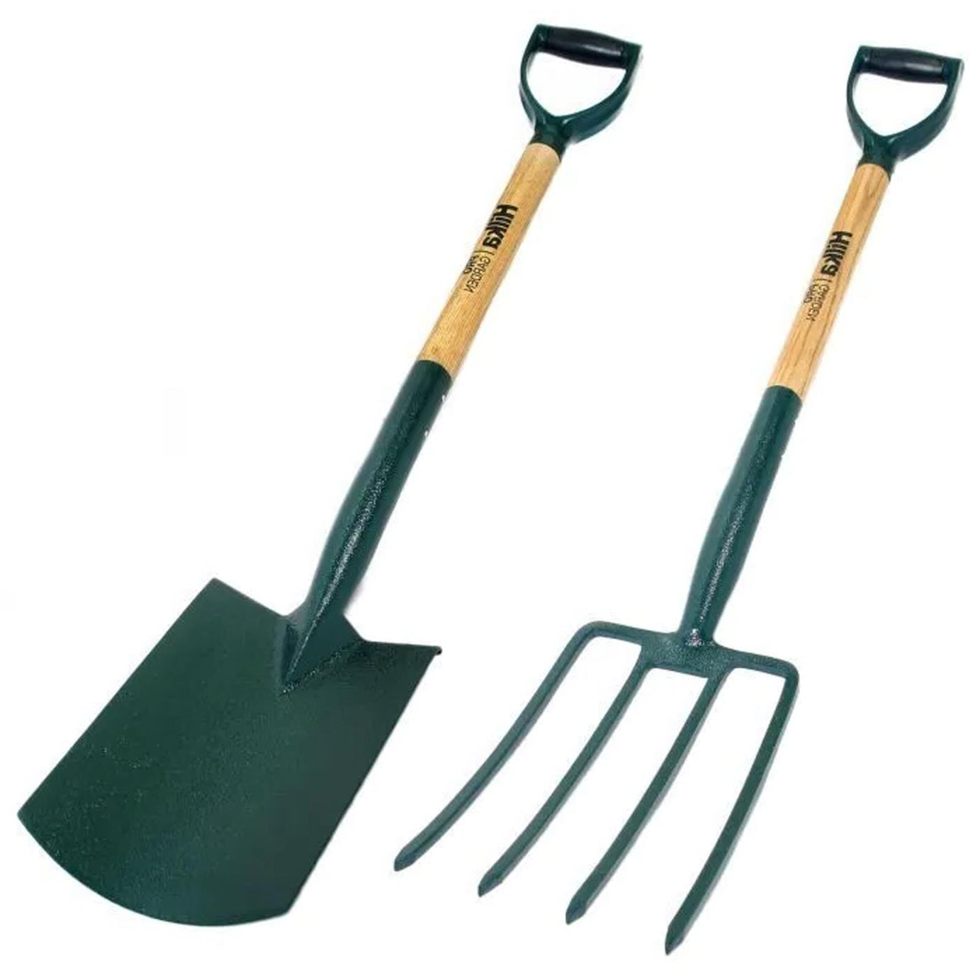 Durable 2-Piece Carbon Steel Digging Spade