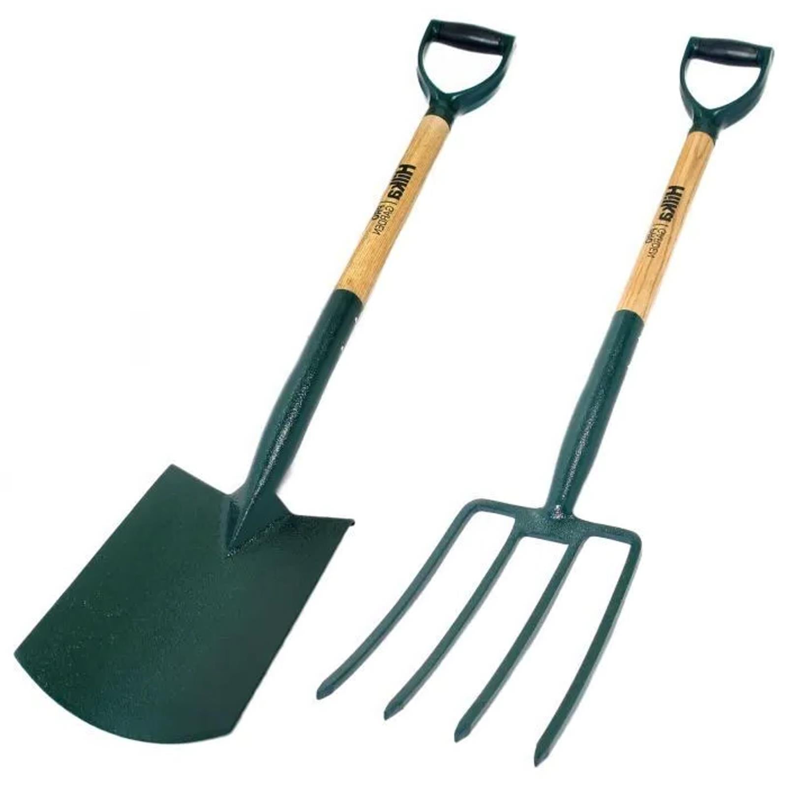 Durable 2-Piece Carbon Steel Digging Spade