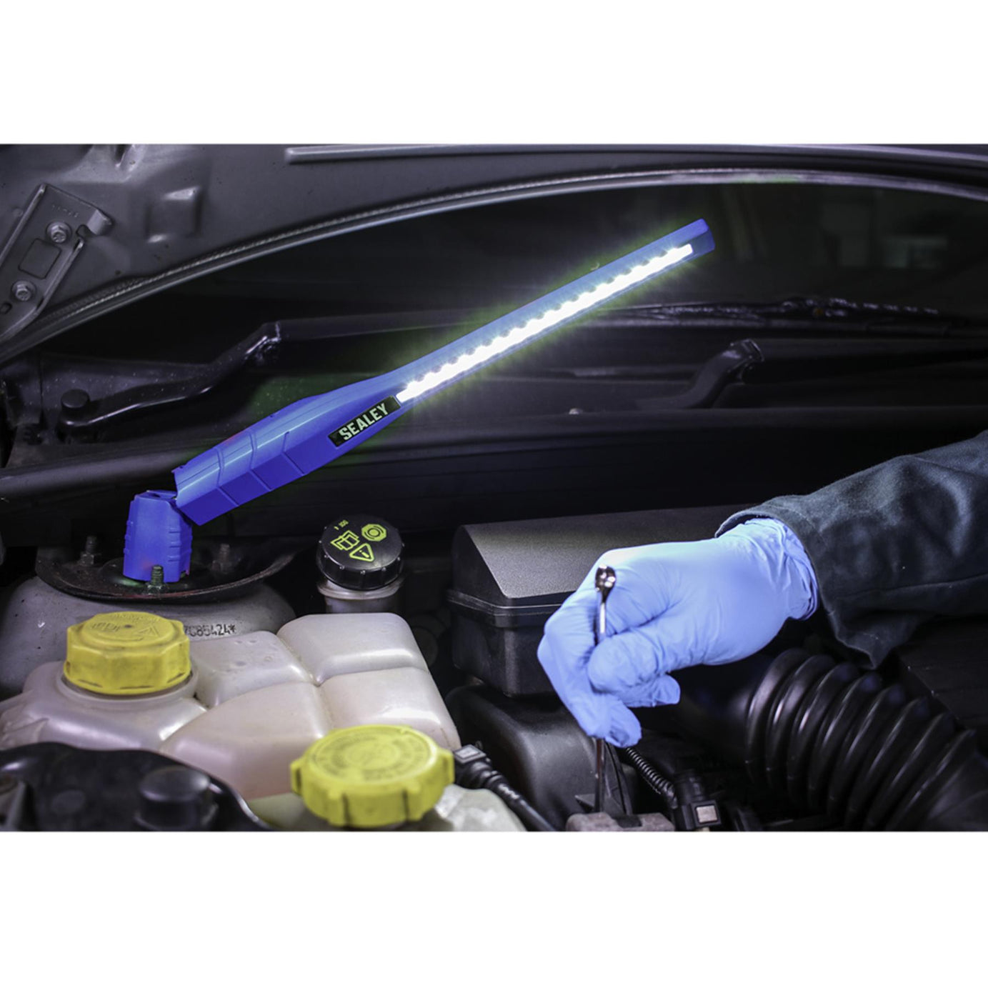 Sealey R/Charge 360 Insp Light 16 SMD & 1W LED & UV Light Li-ion