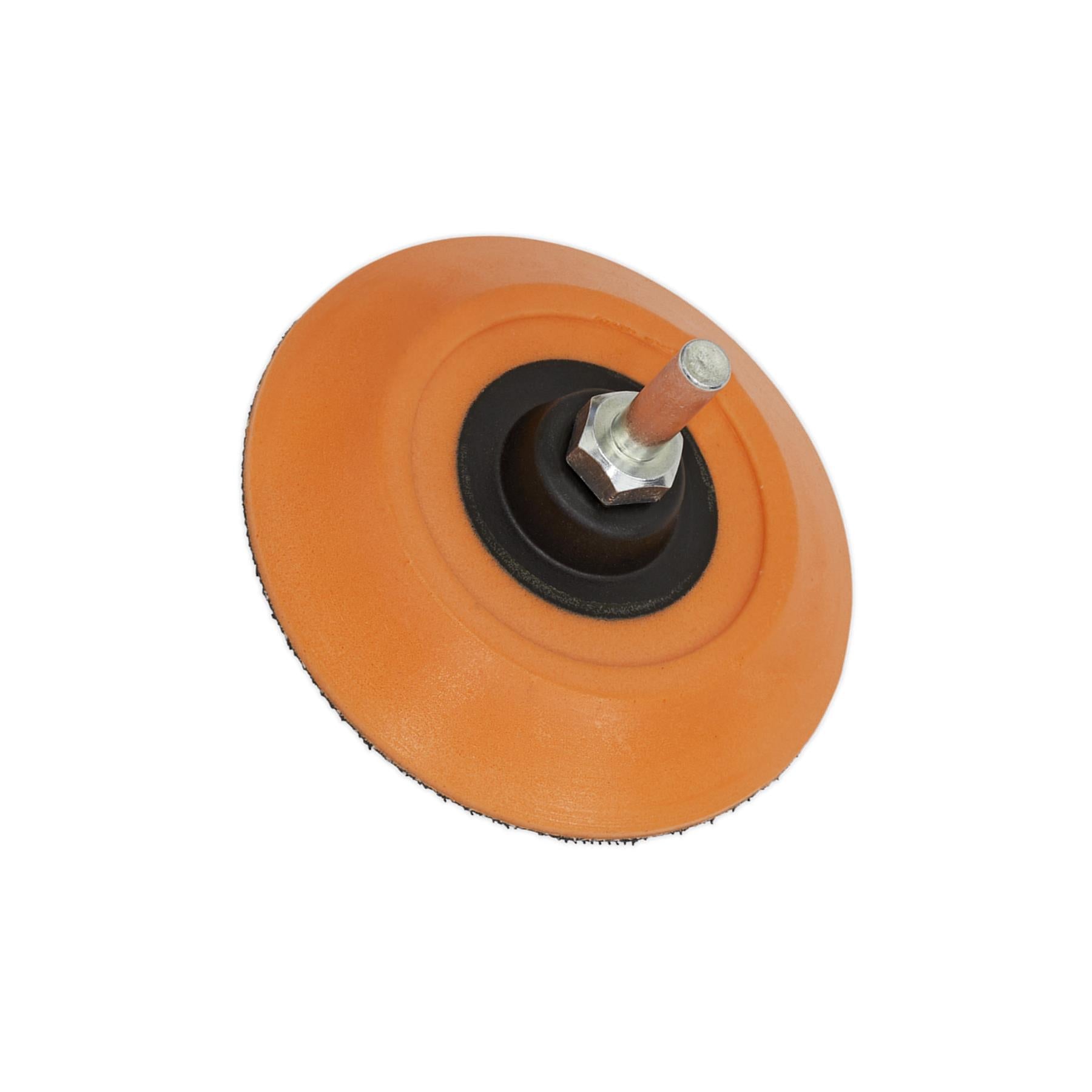 Sealey Hook-and-Loop Backing Pad Ø75mm 6mm Shaft Garage Workshop DIY