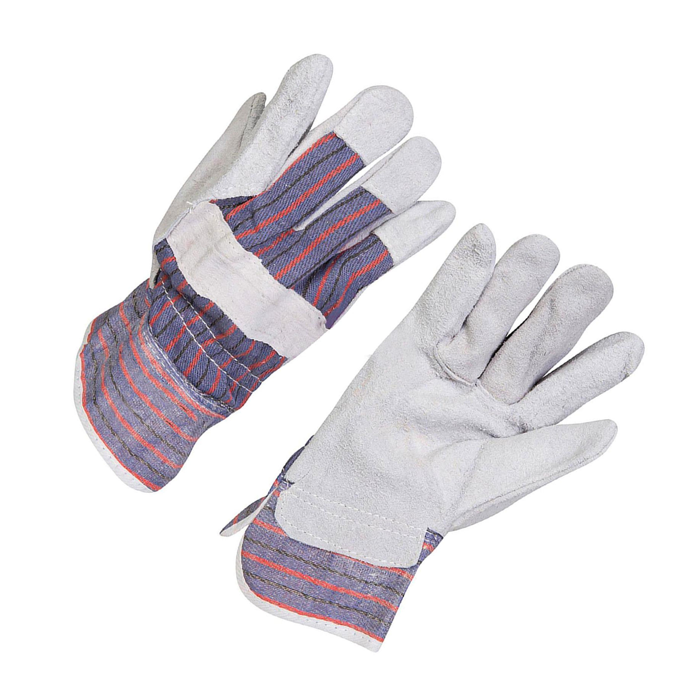 3 X Rigger Gloves Chrome Leather Quality Safety For Construction And General Use