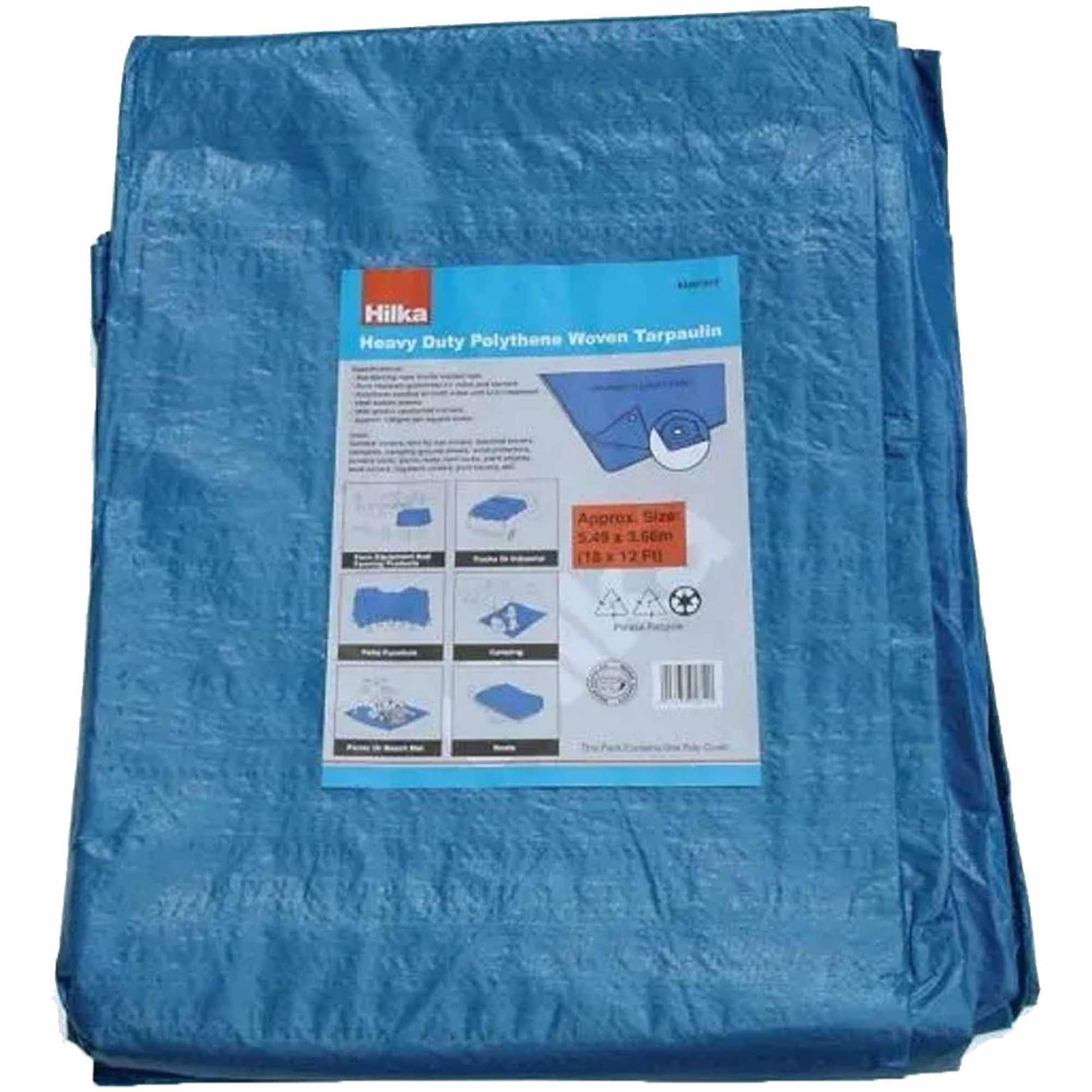 Waterproof Tarpaulin Durable 18ft x 12ft