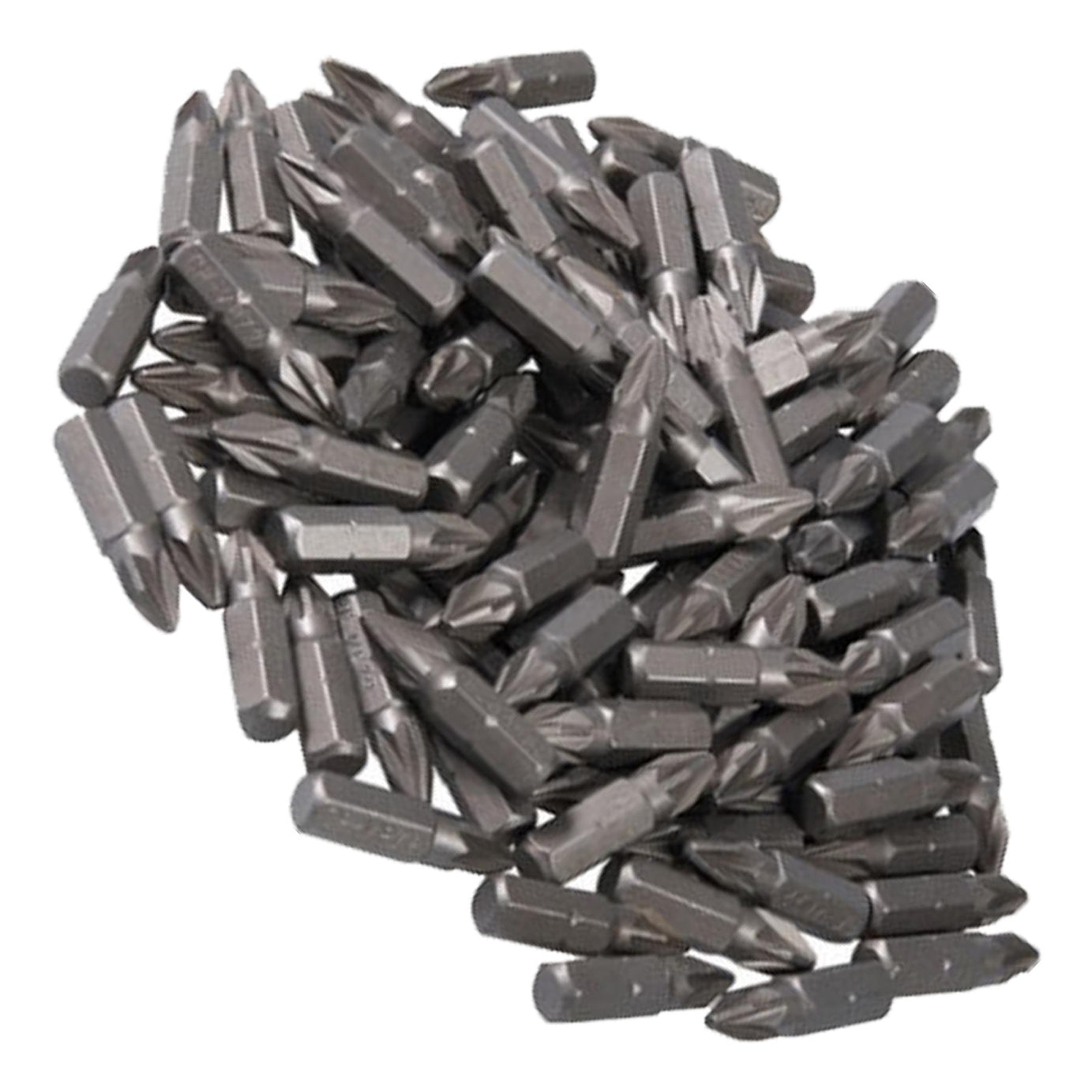 PH2 Phillips Screwdriver Bits CRV Chrome Vanadium Steel 1/4" Hex Drive 100Pcs
