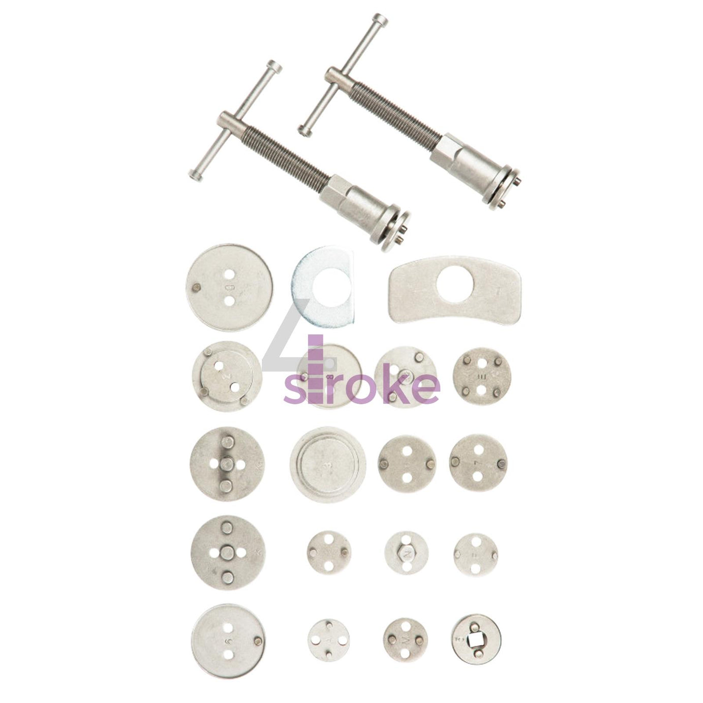 BlueSpot 21Pce Universal Brake Caliper Piston Rewind Repair Kit Wind Back Tool Set