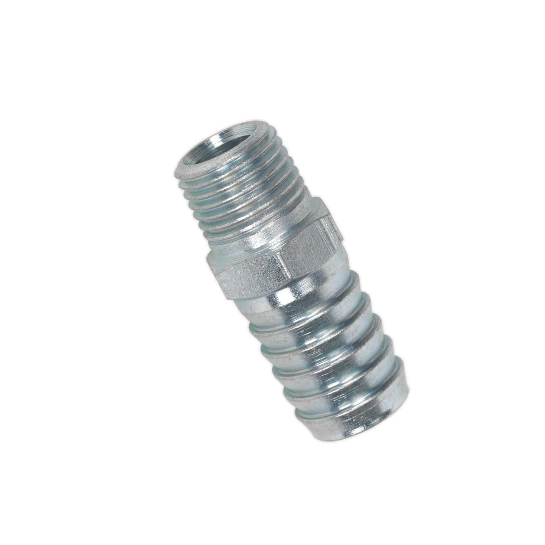 Sealey Screwed Tailpiece Male 1/4"BSPT - 1/2" Hose Pack of 5