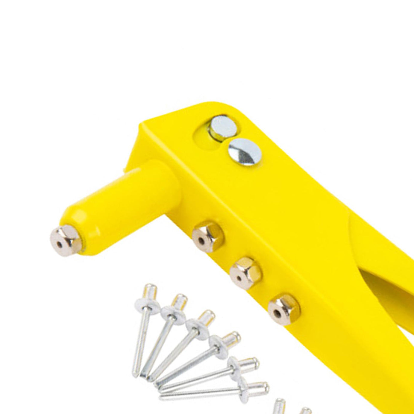 BlueSpot Hand Pop Rivet Gun With 60 Rivets And 4 Size Riveter Nozzles