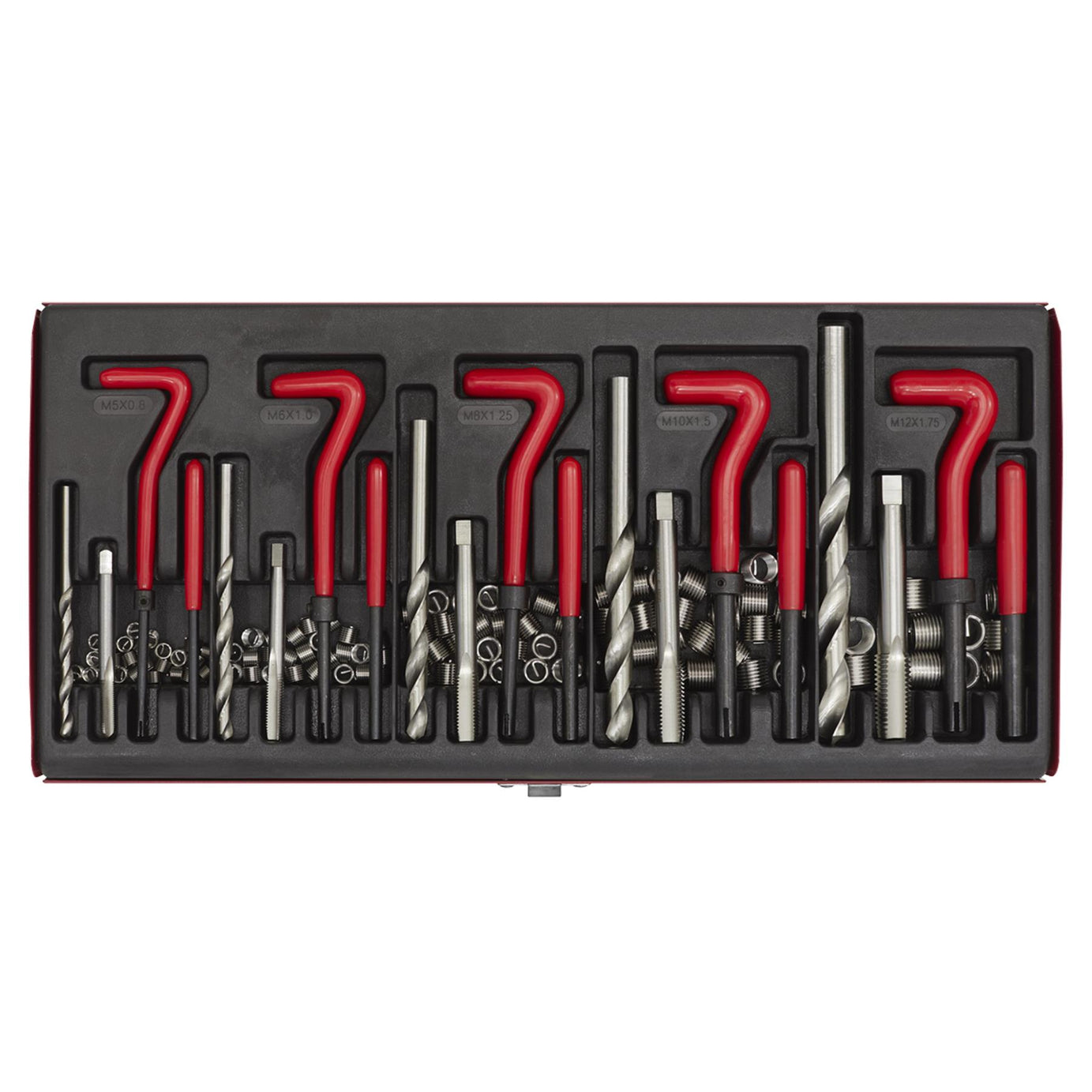 Sealey Thread Repair Master Kit Against Wear & Damage Metal Storage Case