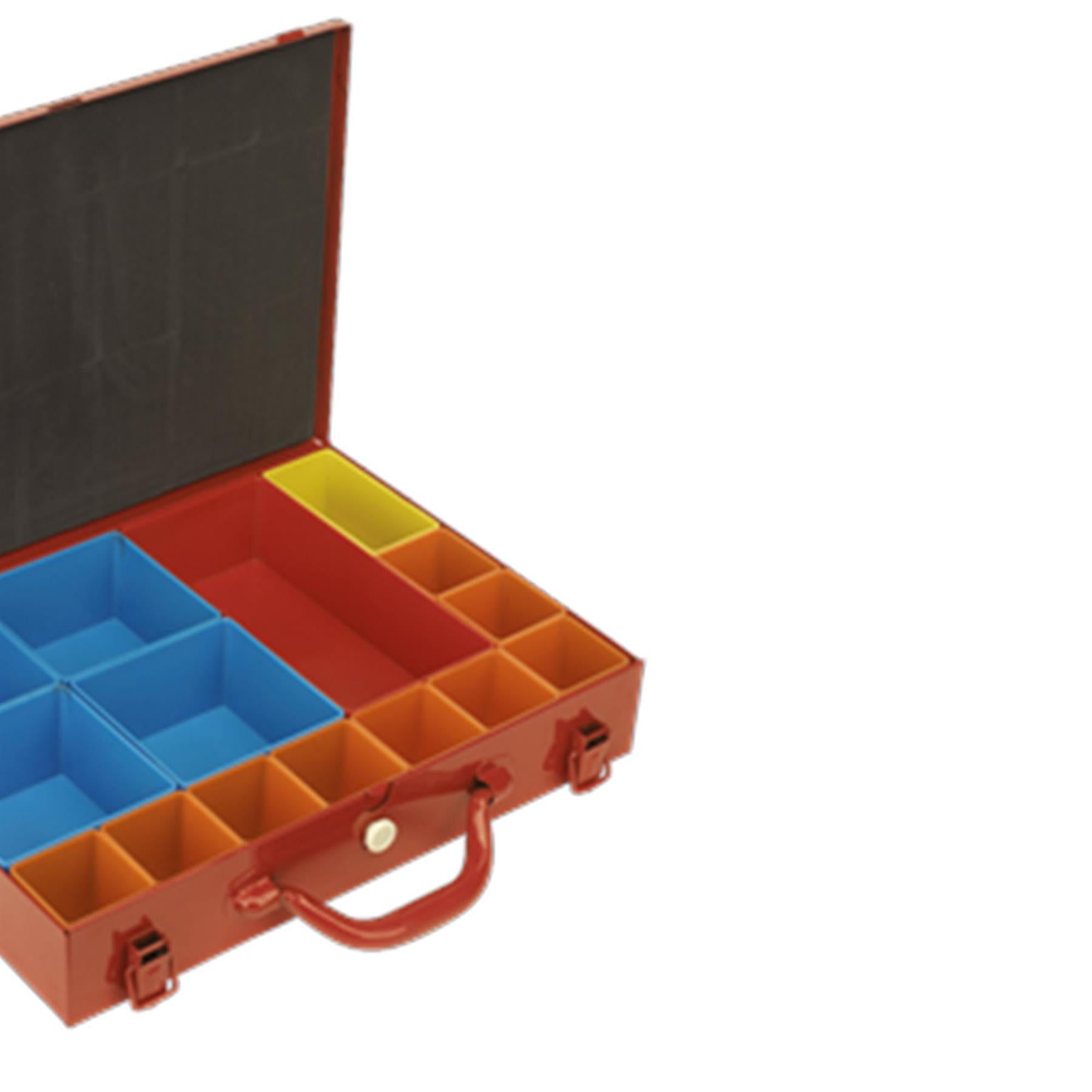Sealey Metal Case with 15 Storage Bins