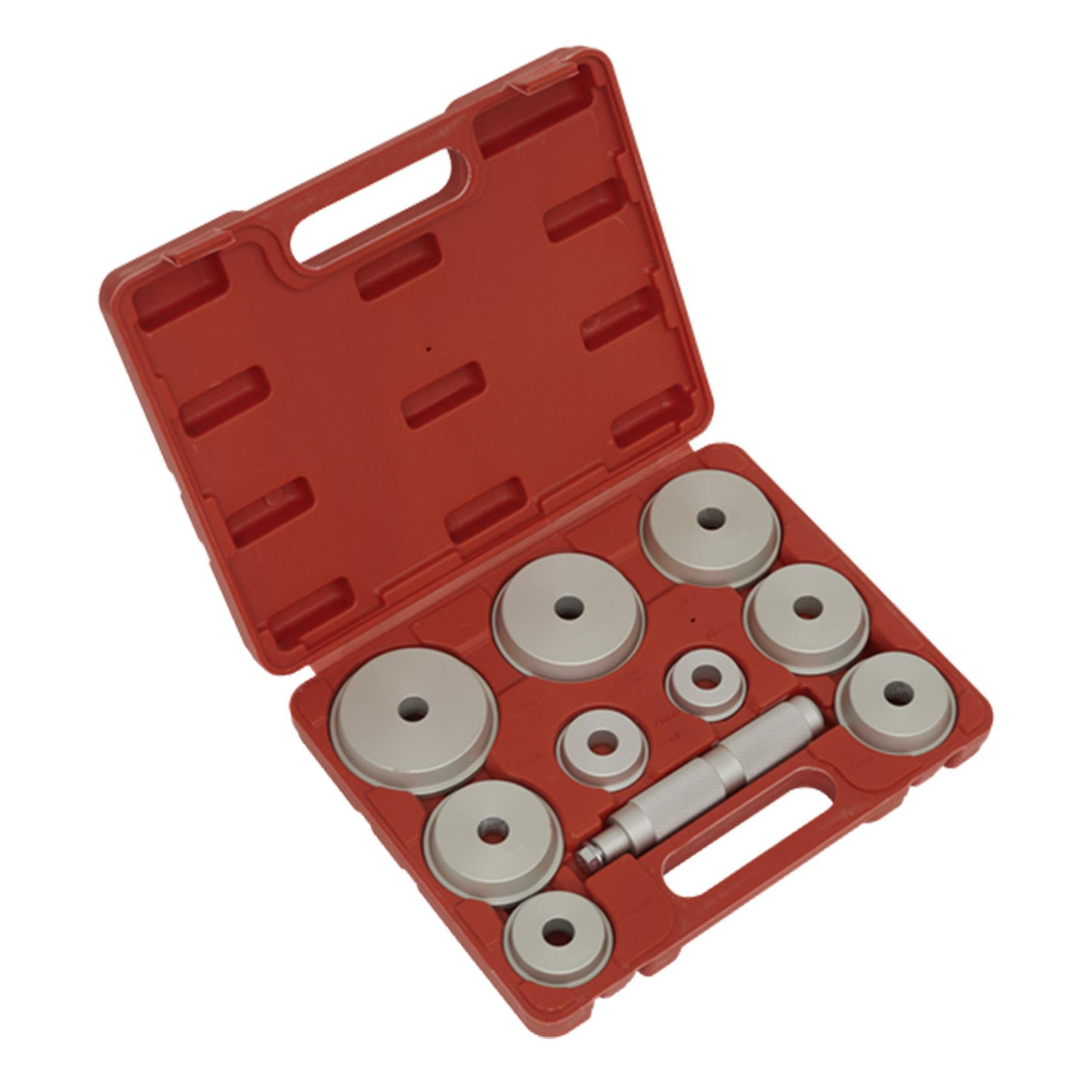 Sealey Bearing Race & Seal Driver Set 10pc - Aluminium