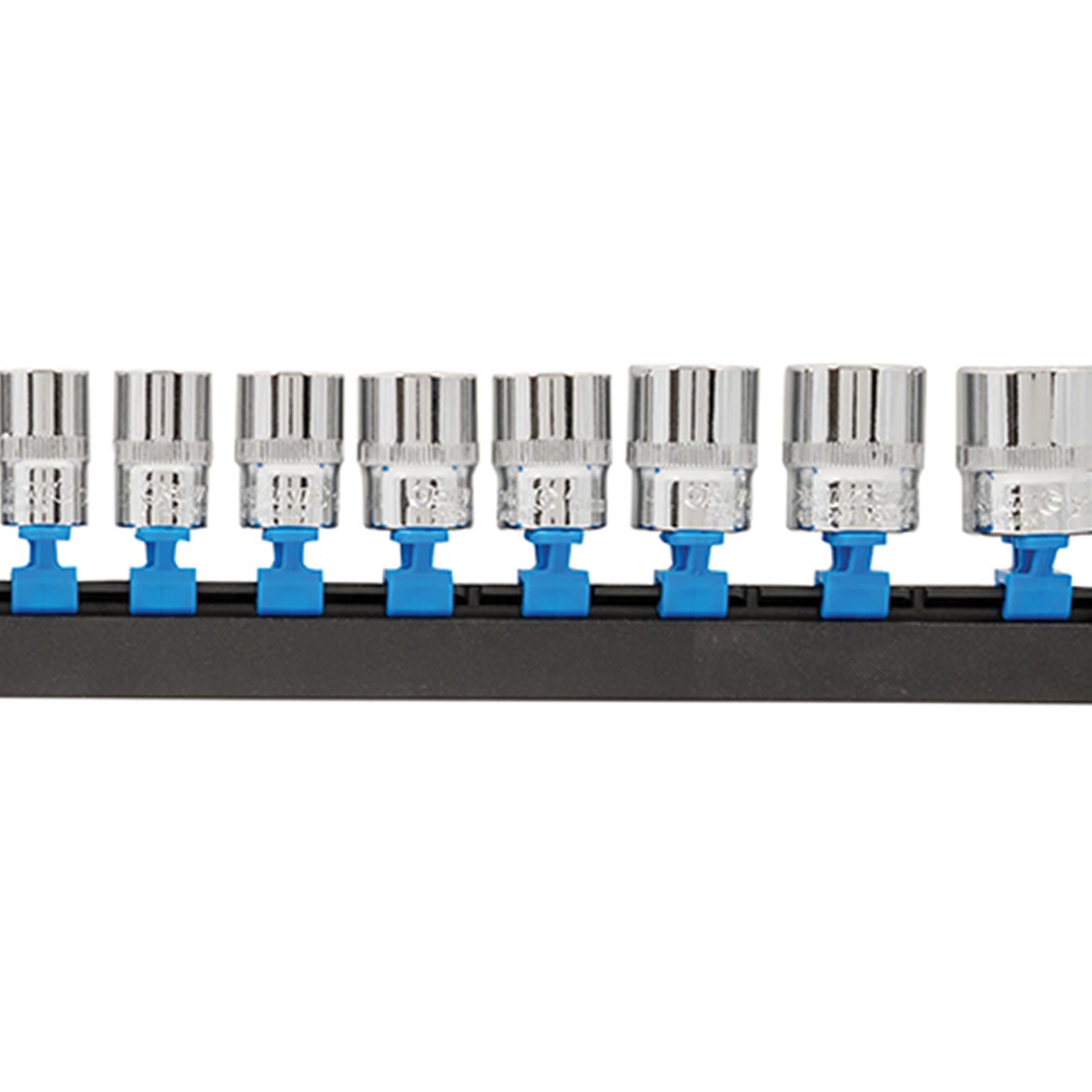 13 Pc Socket Set 3/8" Drive Metric 6 Point Crv 6mm - 21mm Mechanics Garage Tool