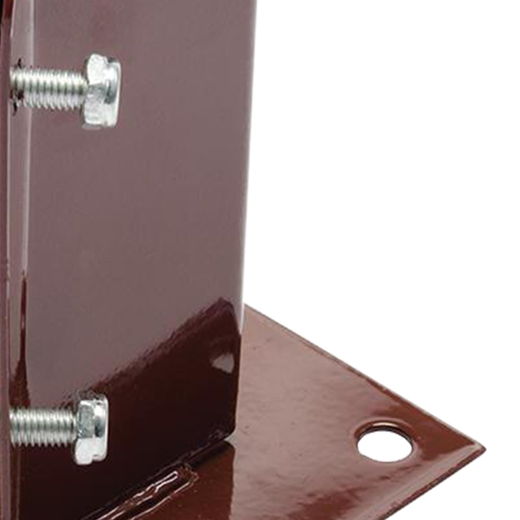 Fence Post Holders / Support - Metal - 3" Bolt Down 75 mm Like Metpost Bolt Grip 4PC