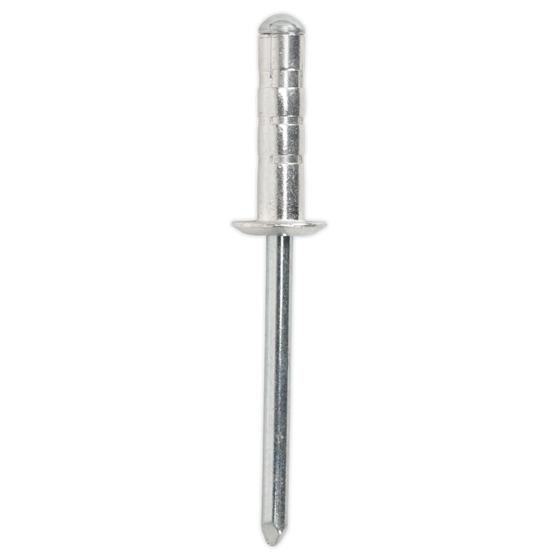 Sealey Aluminium Multi-Grip Rivet Std Flange 3.2 x 13mm Pack of 200
