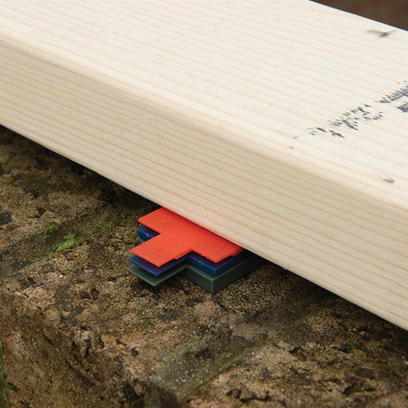 100Pk Assorted Plastic Packers 1mm 2mm 3mm 4mm 5mm and 6mm colour coded