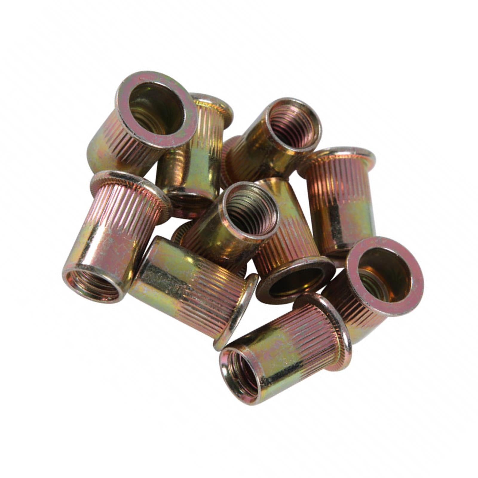 Bluespot 75pcs Rivet Nut M8 Carbon Steel Threaded High Quality