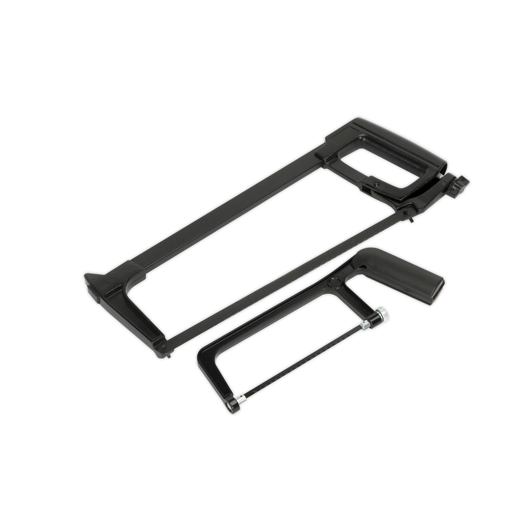 Sealey Engineer's Hacksaw Set 2pc Lightweight Aluminium Frame.