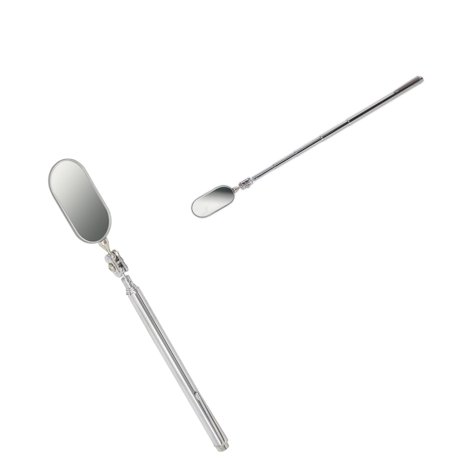 Sealey Telescopic Articulated Mirror 50 x 25mm Chromed Metal Body
