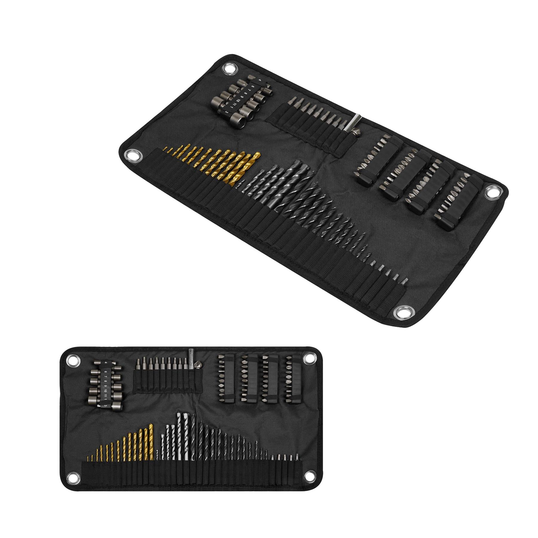 Sealey 98pc Drill & Bit Accessory Set Wood/Masonry/Metal Range of 25 & 50mm bits