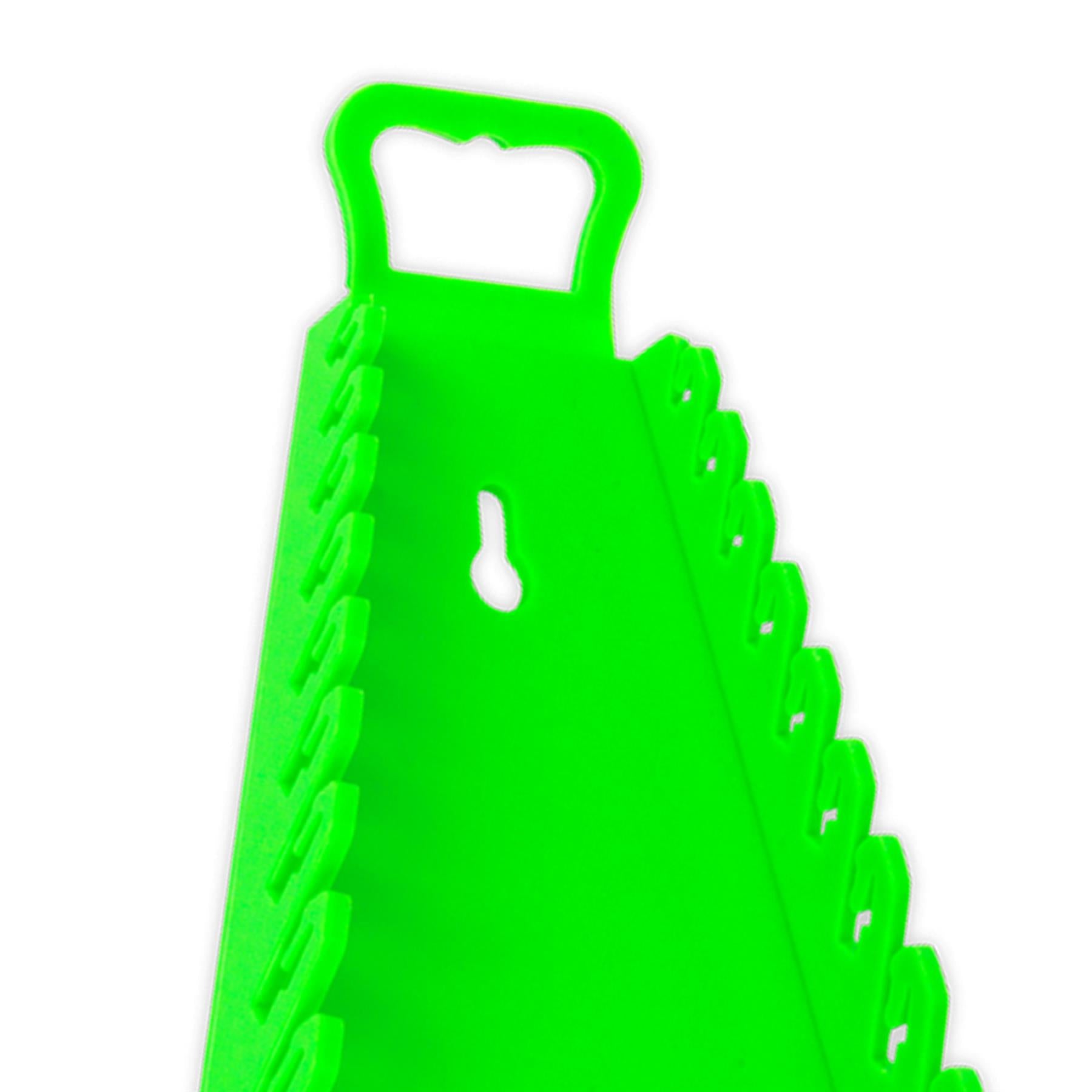 Reverse Spanner Rack Capacity 15 Spanners Hi-Vis Green Sealey