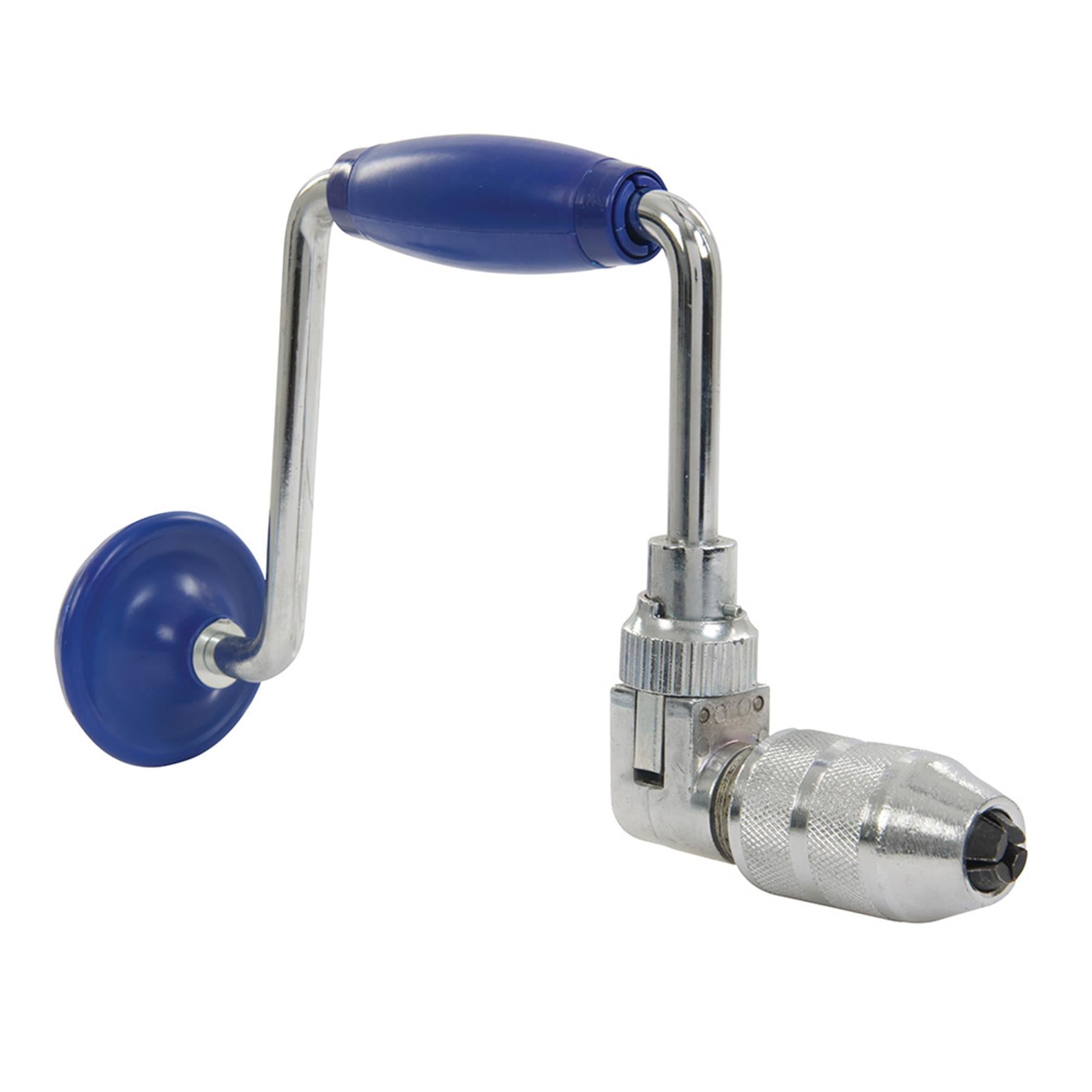 Hand Brace Drill 280mm Precision Wood Drilling Woodwork 13mm 4 Jaw Chuck