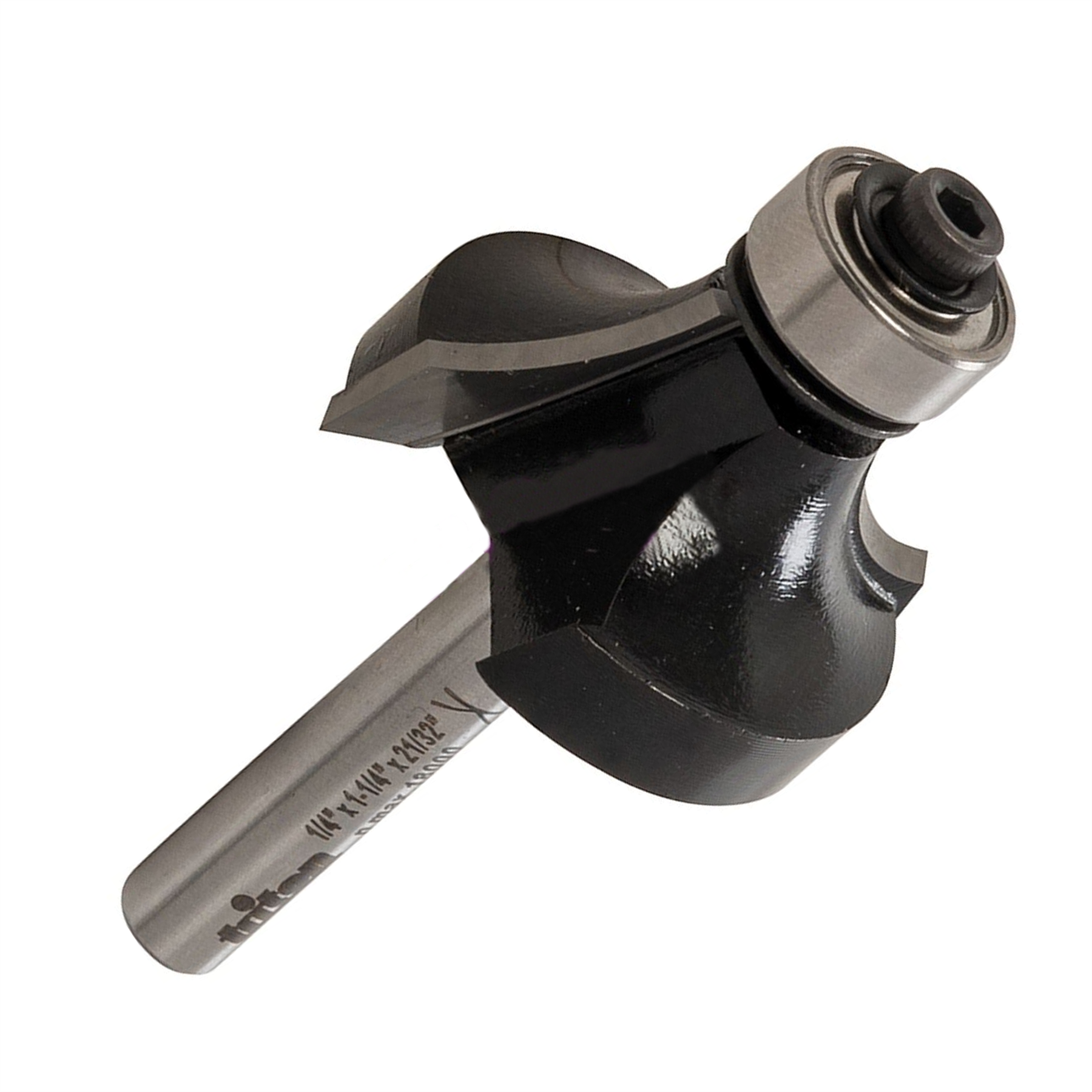 1/4" Roundover Bit 1 1/4" X 21/32" Twin Flutes For Clean, Precise Cutting