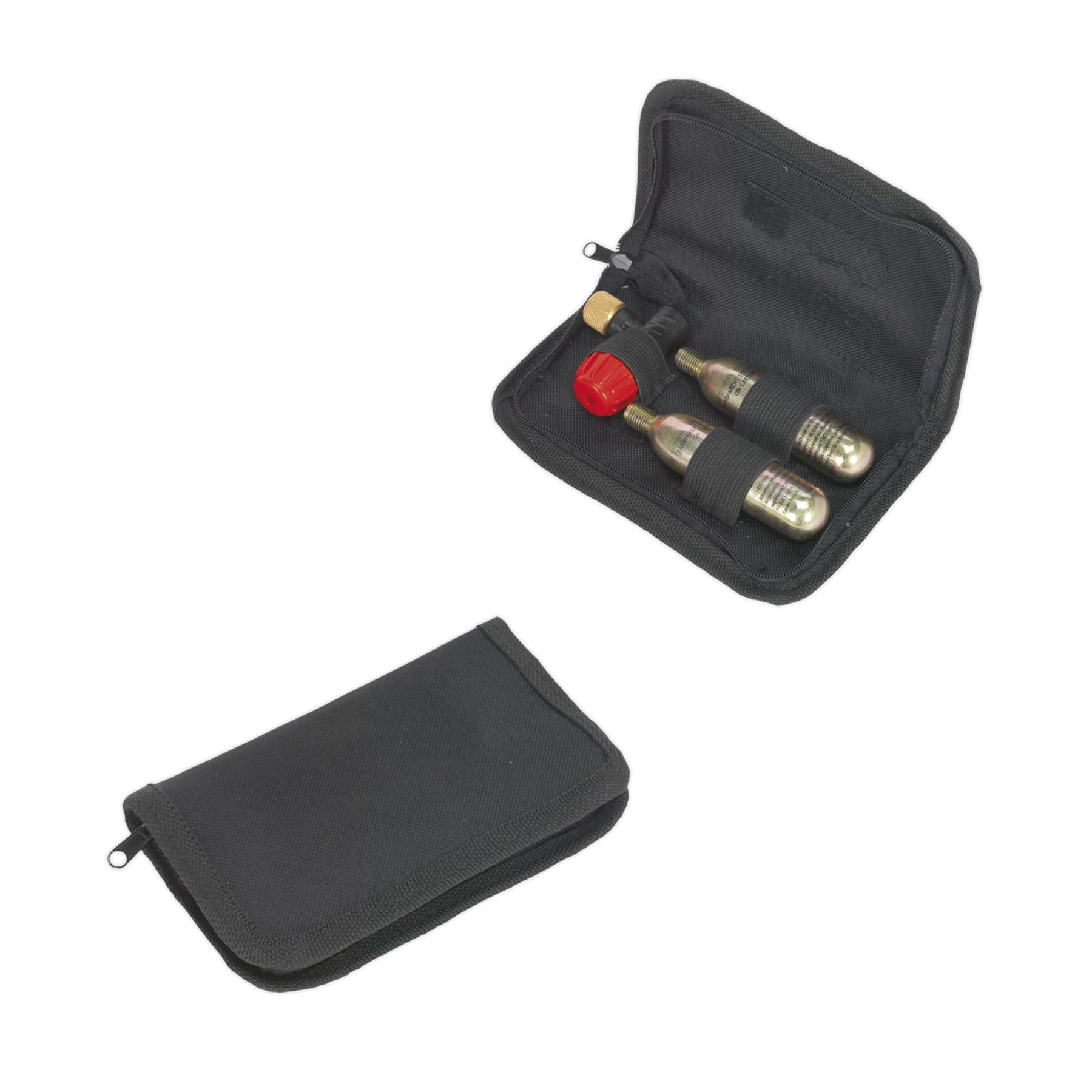 Sealey Motorcycle CO2 Emergency Tyre Inflator Kit