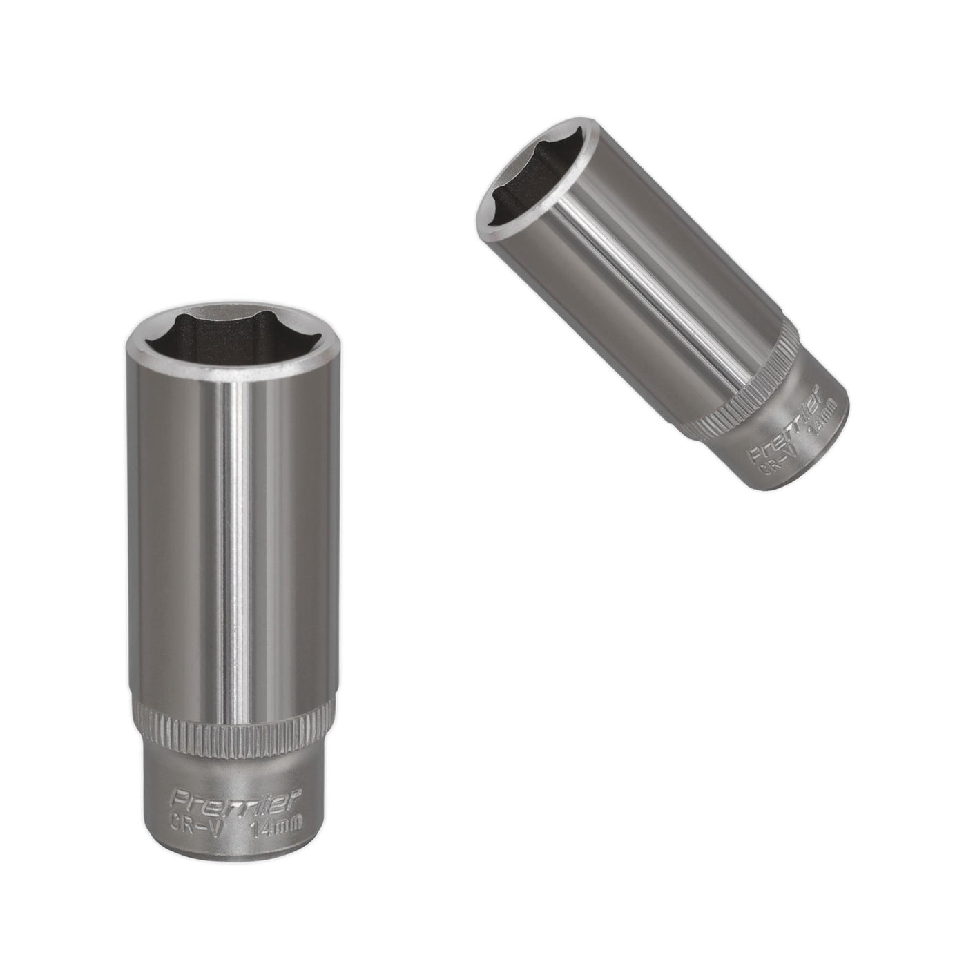 Sealey WallDrive® Socket 14mm Deep 1/4"Sq Drive