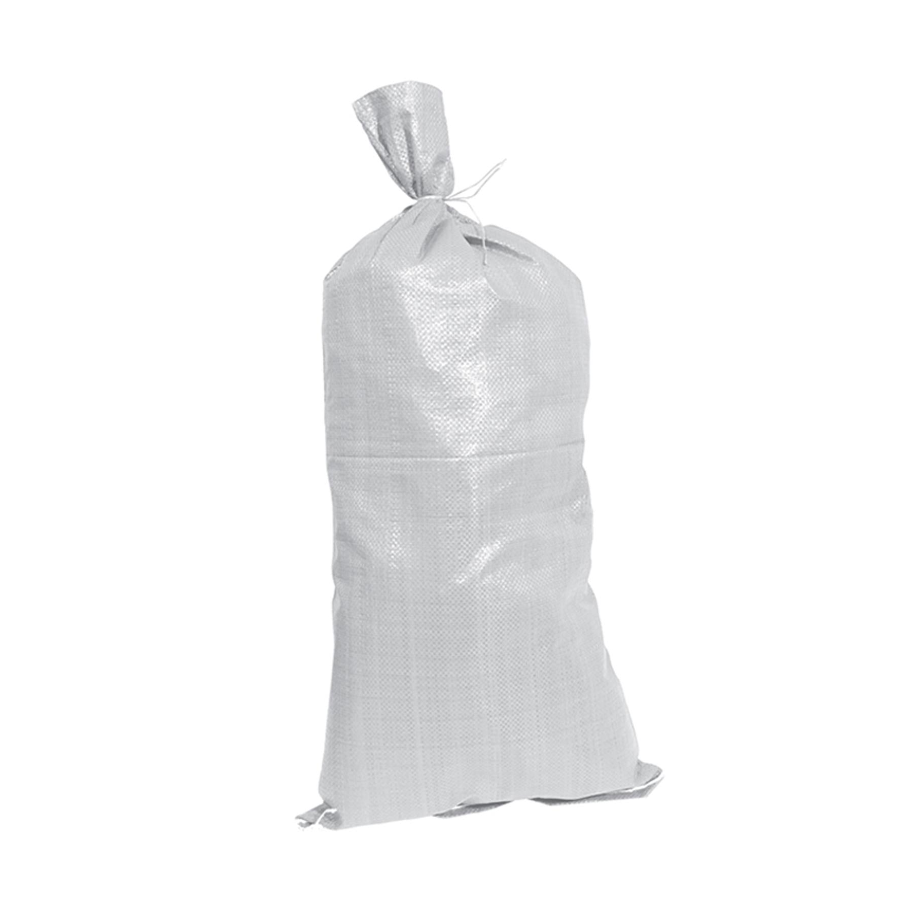 10Pk Sand Bags 750 X 330mm 80Gsm Woven Material Sandbags Tie String Included
