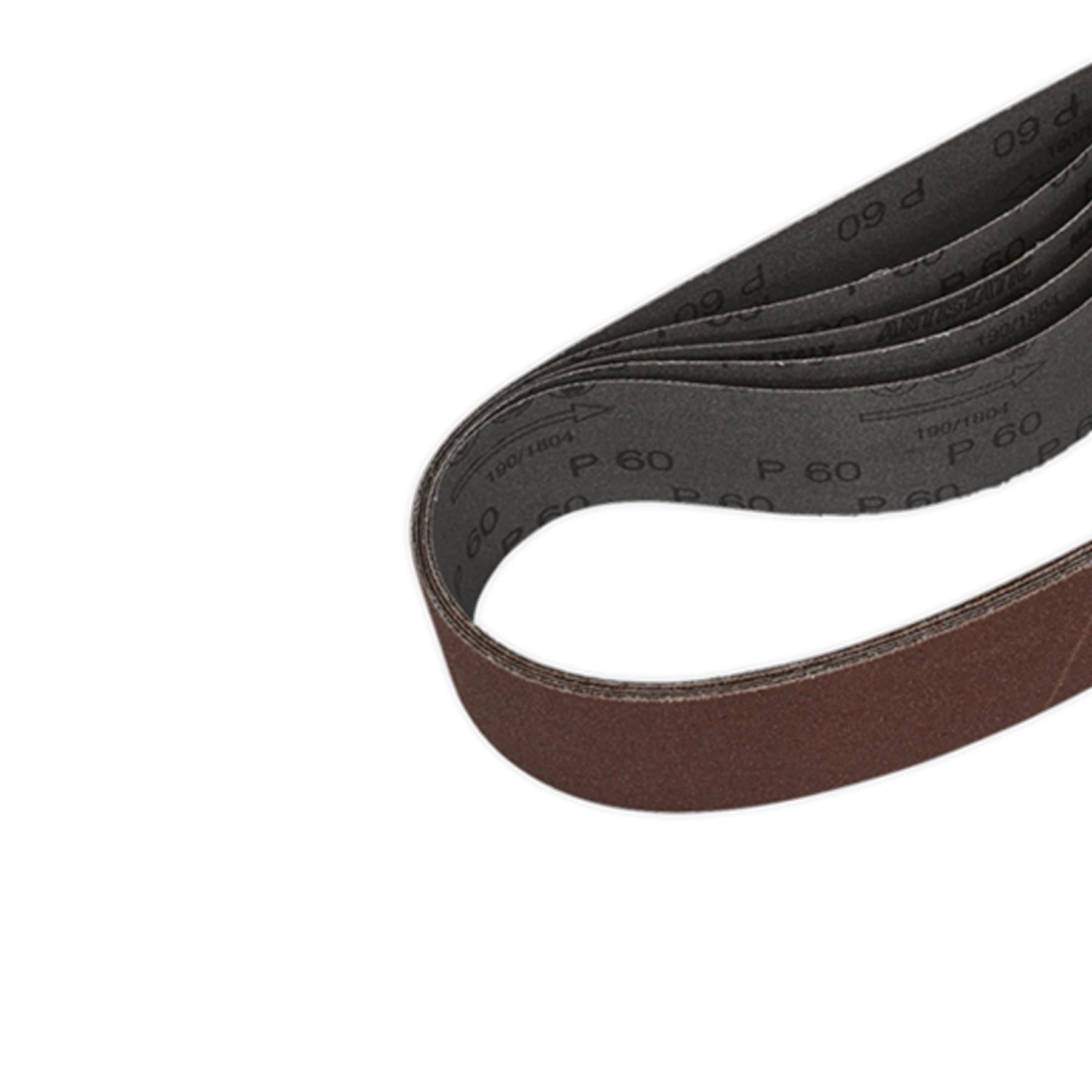 Sealey Sanding Belt 50 x 686mm 60Grit Pack of 5