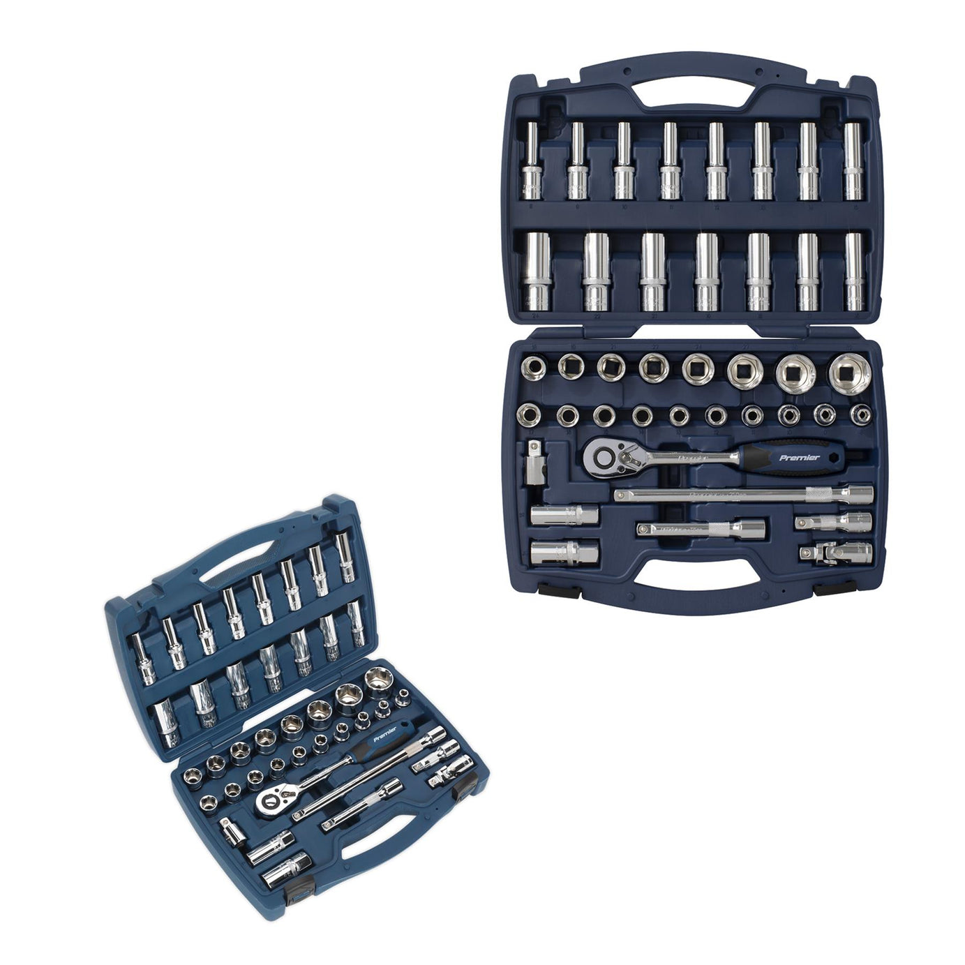 Sealey Socket Set 41pc 1/2"Sq Drive WallDrive® Metric Premier Carry Case