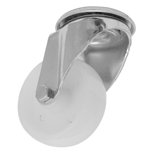 Sealey Heavy-Duty Nylon Castor Wheel Bolt Hole �80mm - Trade