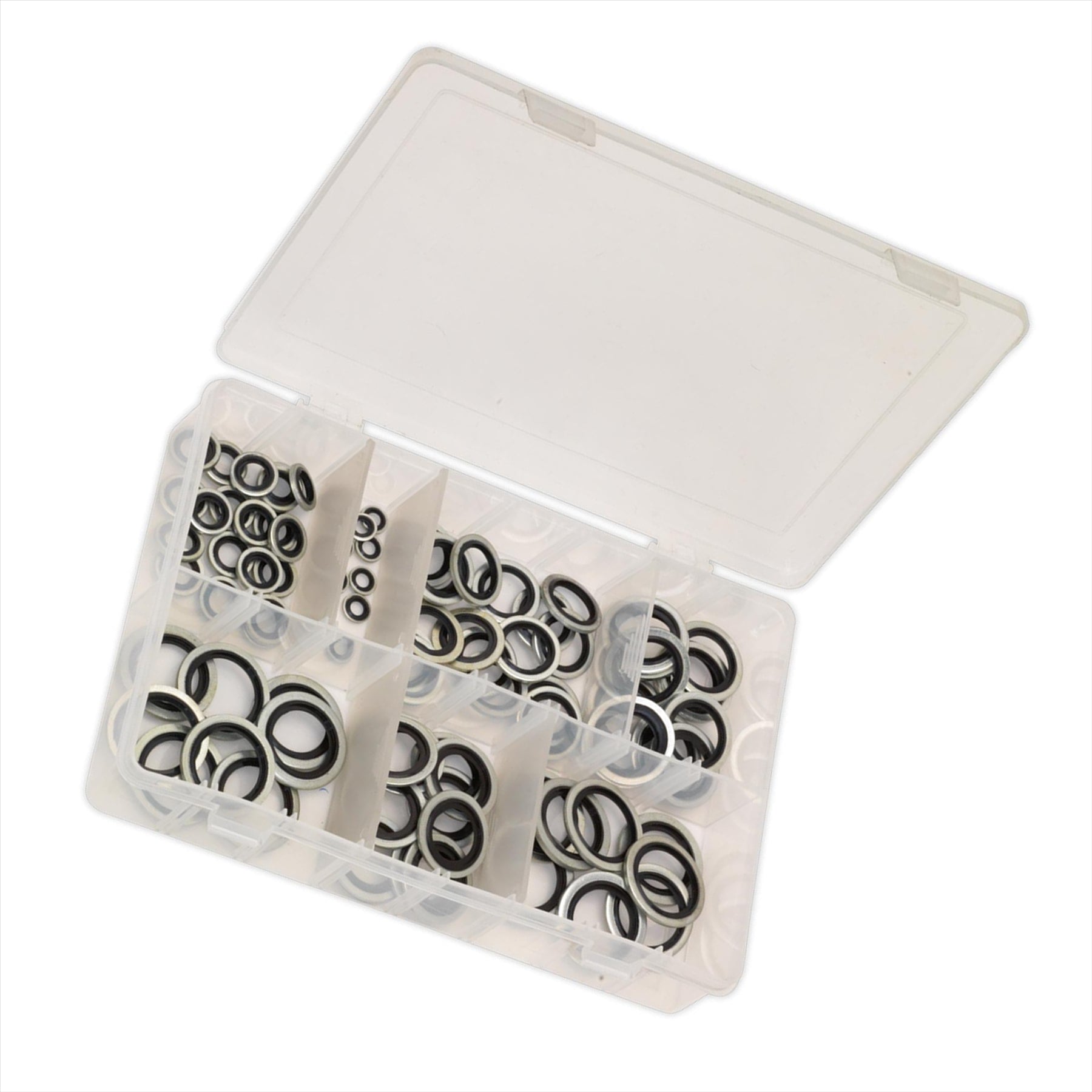 Sealey Assorted Dowty Washers BSP Bonded Seal Fuel Washer Hydraulic 84pc