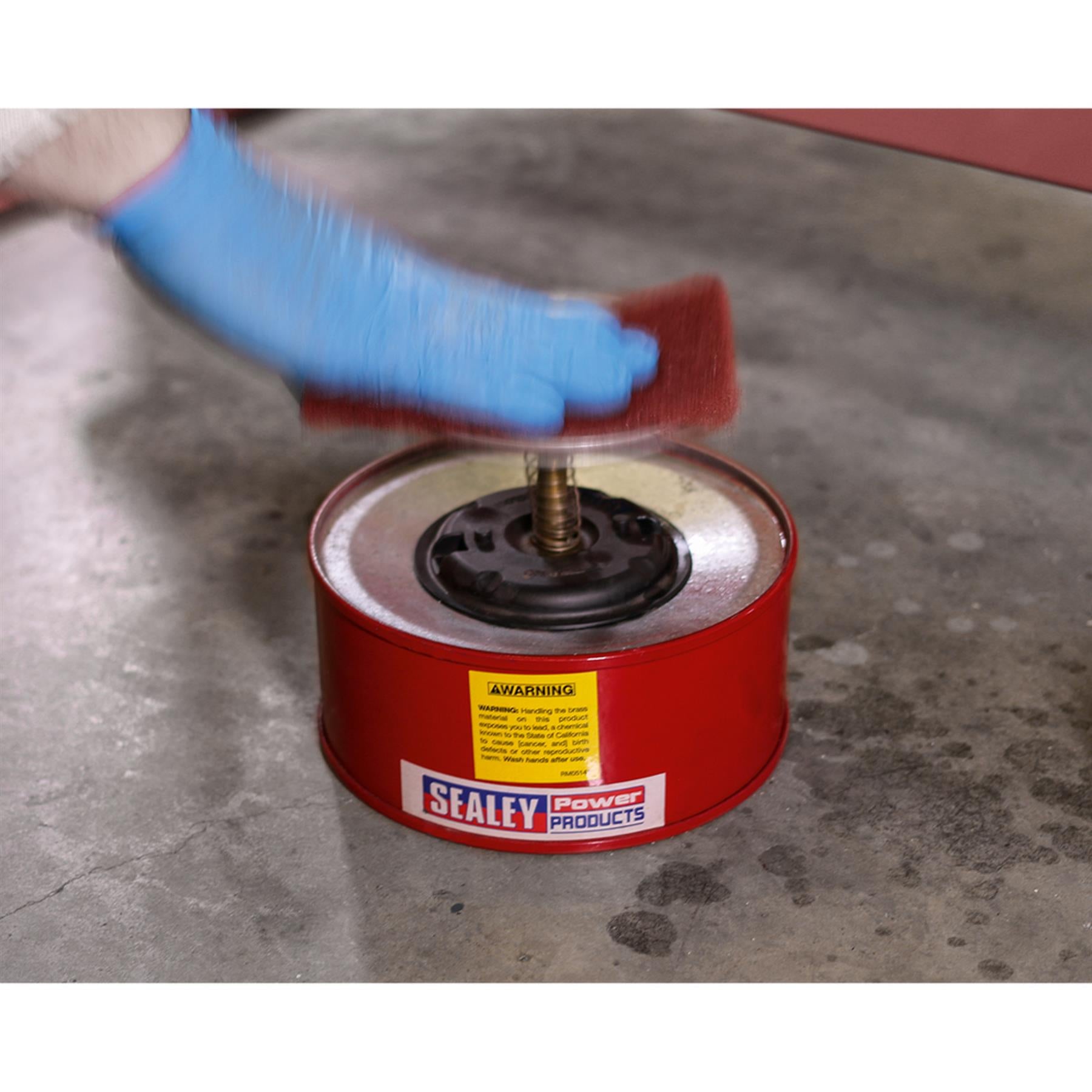 Sealey Plunger Can 1L Easy One-Handed Operation Convenient & Safe