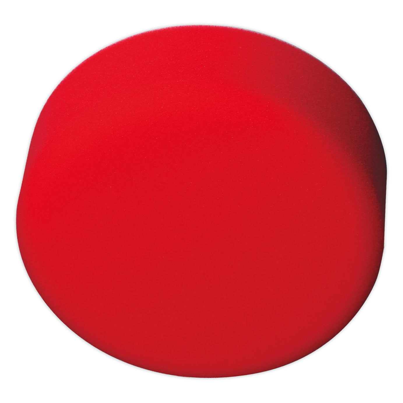 Sealey Buffing & Polishing Foam Head Hook & Loop 150x50mm Red/USoft