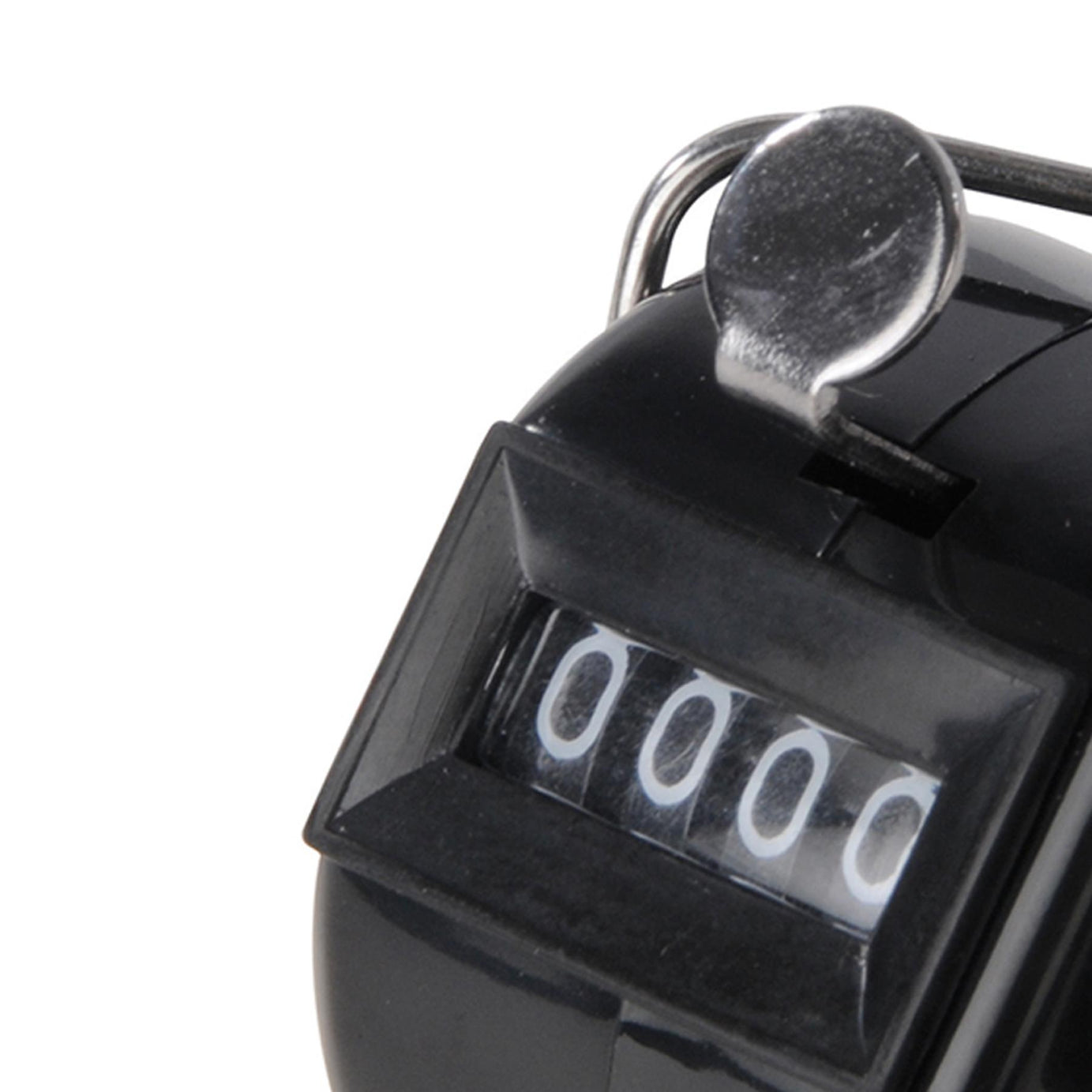 4 Digit Chrome Palm Tally Counter Hand Held Clicker