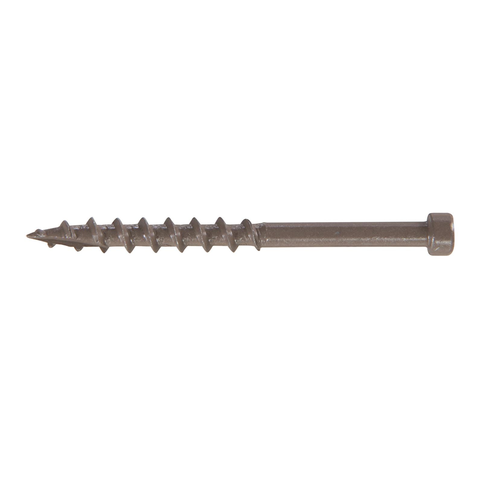 Deck Pocket-Hole Screws Pan Head Coarse Thread Rust Resistant -Deck 8 x 2" 500pk
