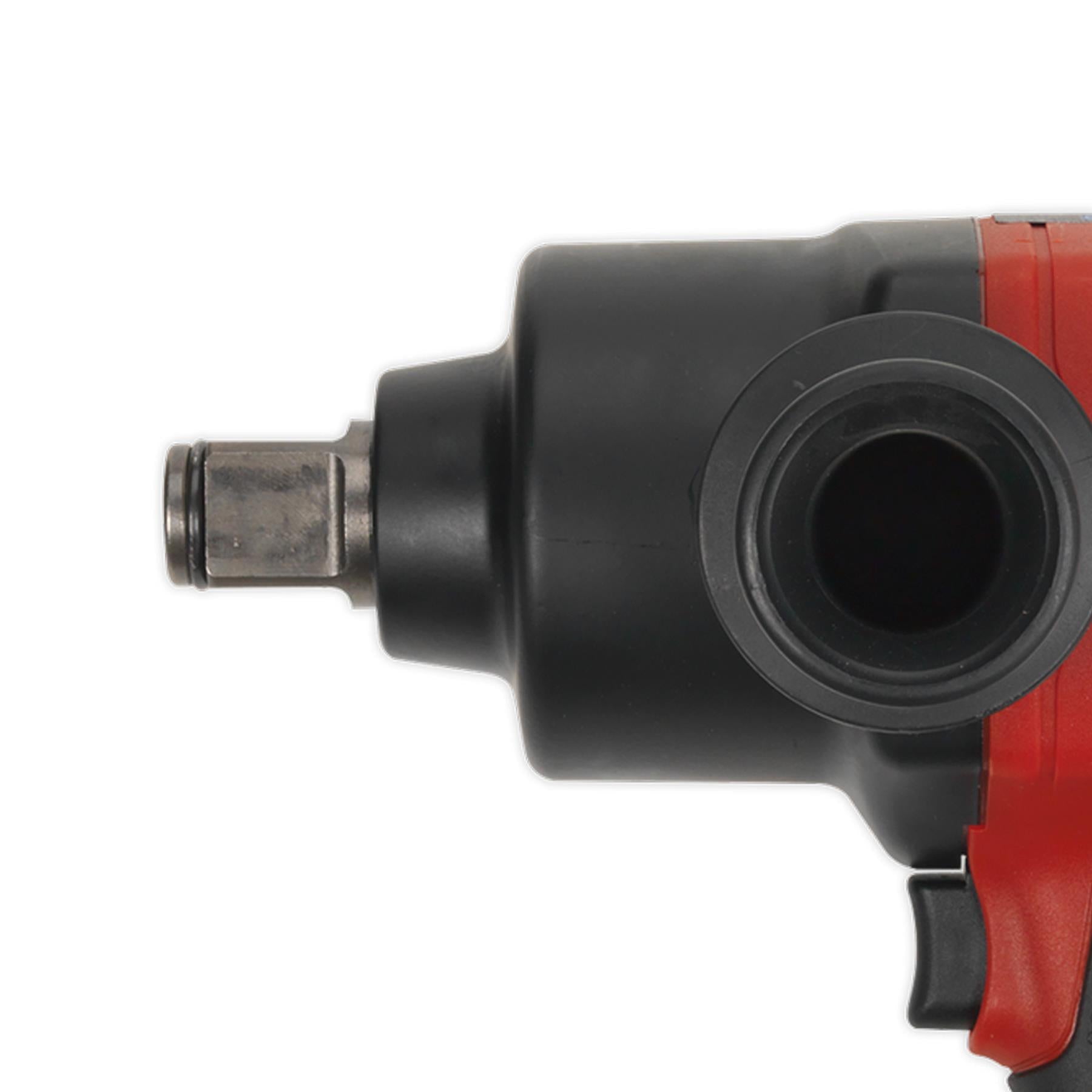Sealey Air Impact Wrench 1"Sq Drive - Twin Hammer Alloyed Metals