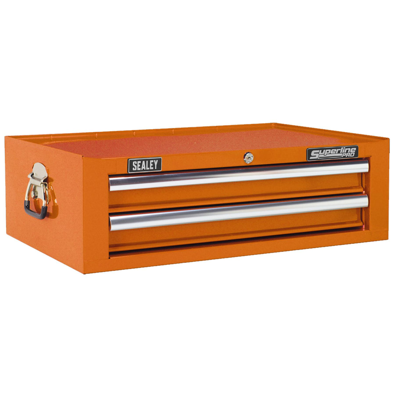 Sealey Mid-Box 2 Drawer with Ball Bearing Slides - Orange