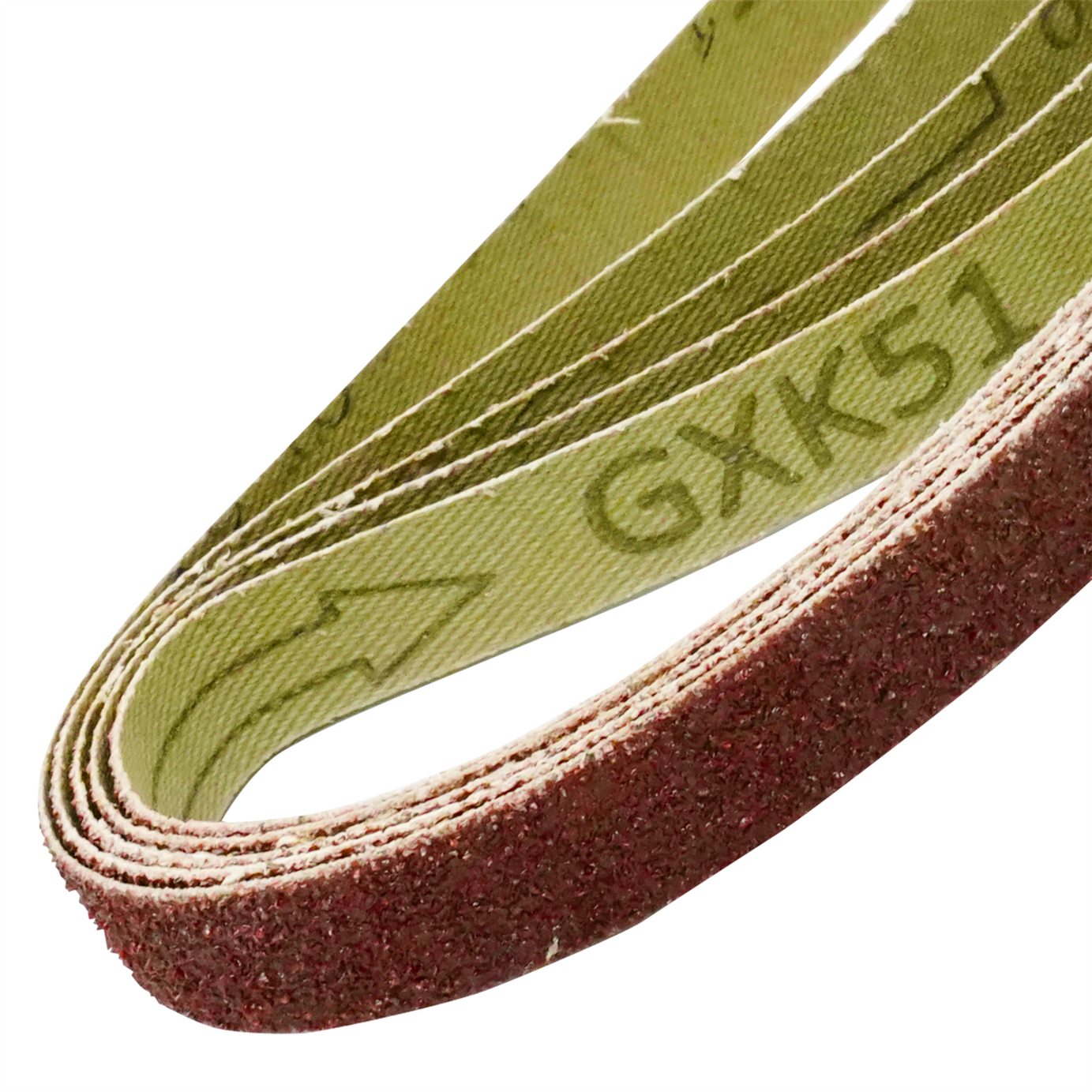 15 Powerfile Sanding Sander Belts 13mm X 457mm 60 Grit Medium Finger Sander Belt