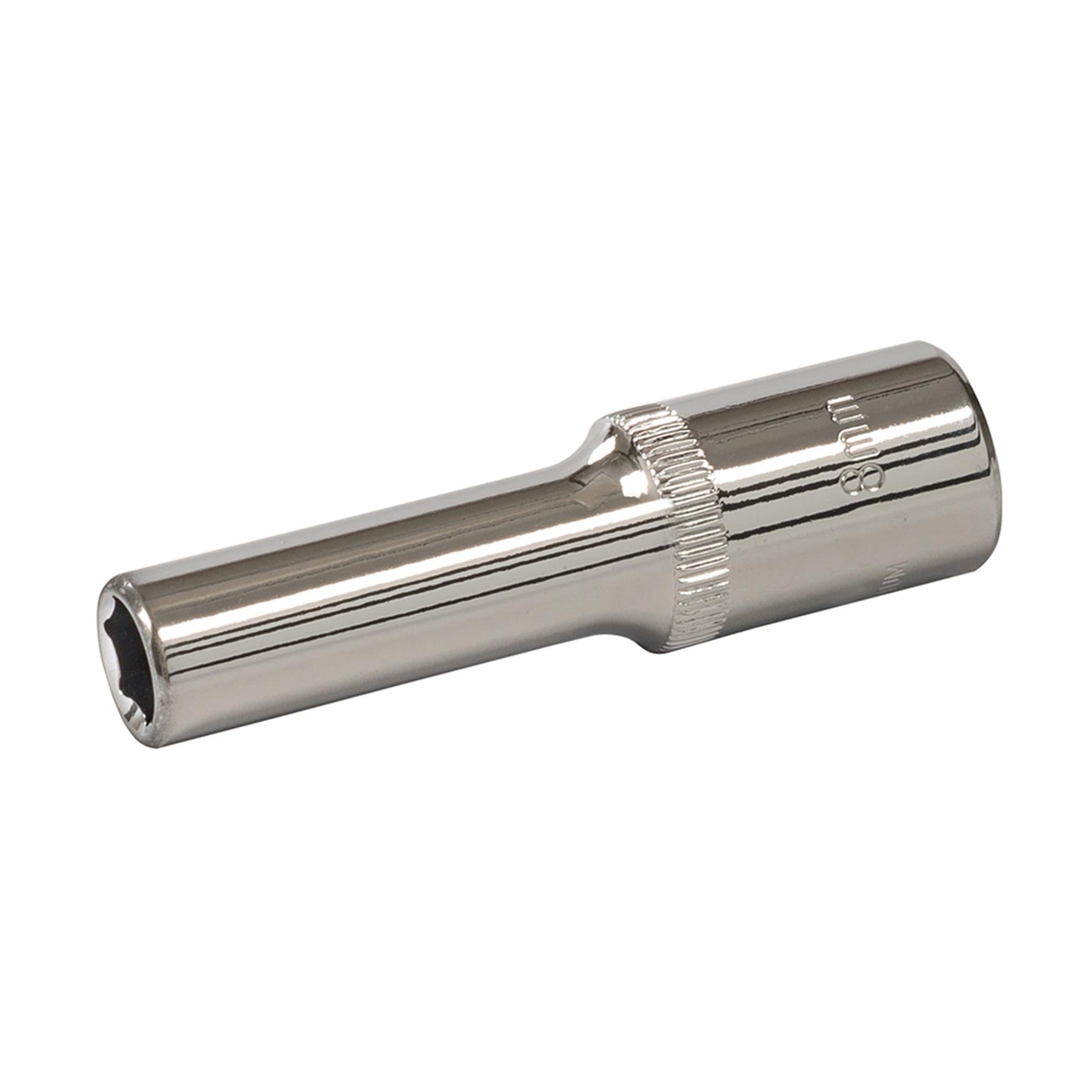 Deep Socket 3/8" Drive 6pt Metric 6 Point Hex Corrotion Resistant Socket 8mm