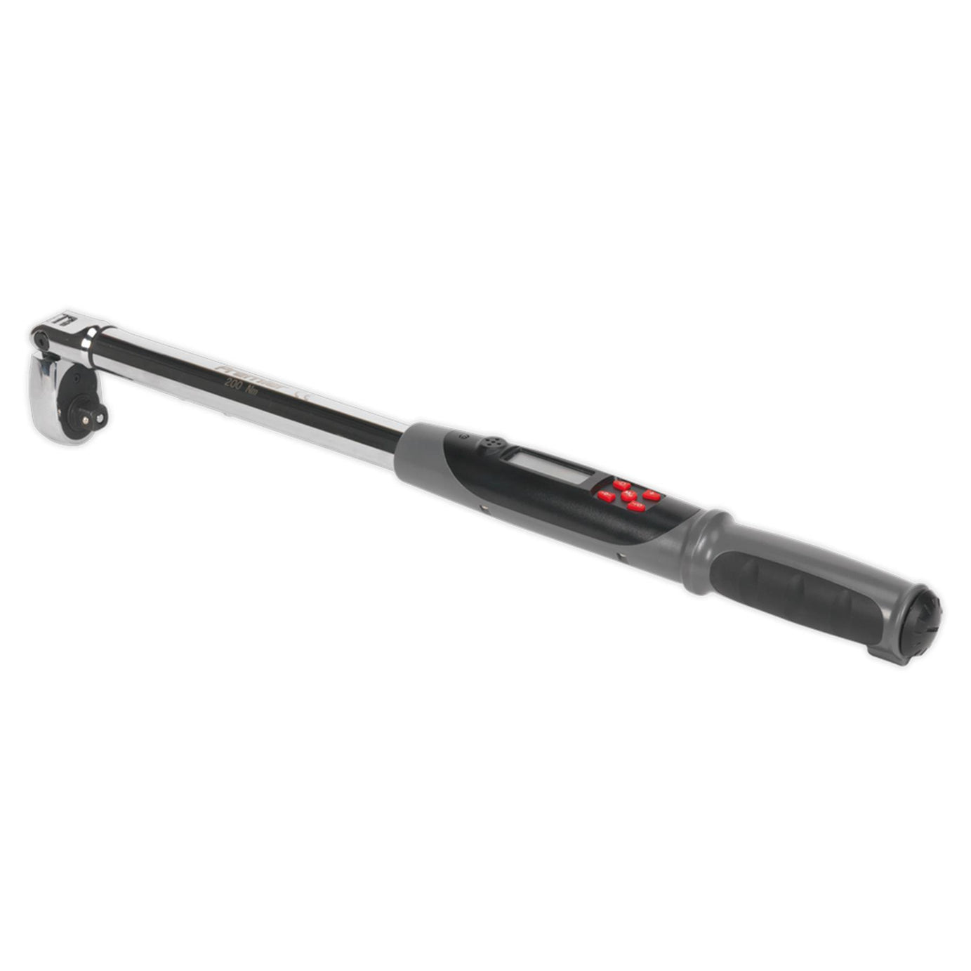Sealey Angle Torque Wrench Flexi-Head Digital 1/2"Sq Drive 20-200Nm